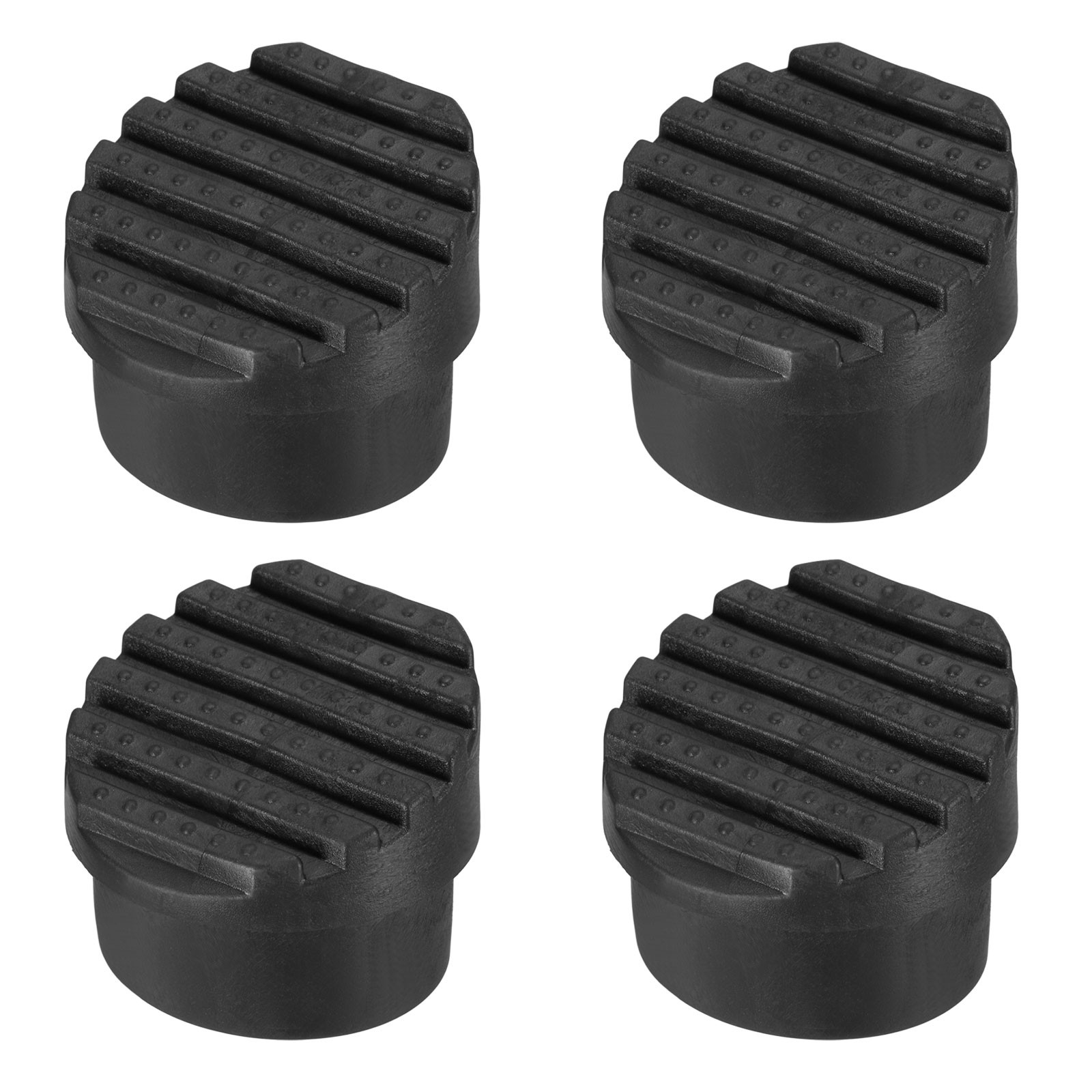 Non Slip Ladder Feet Mat, (1.73″, Black)(4Pcs), Rubber Anti Slip Feet Caps