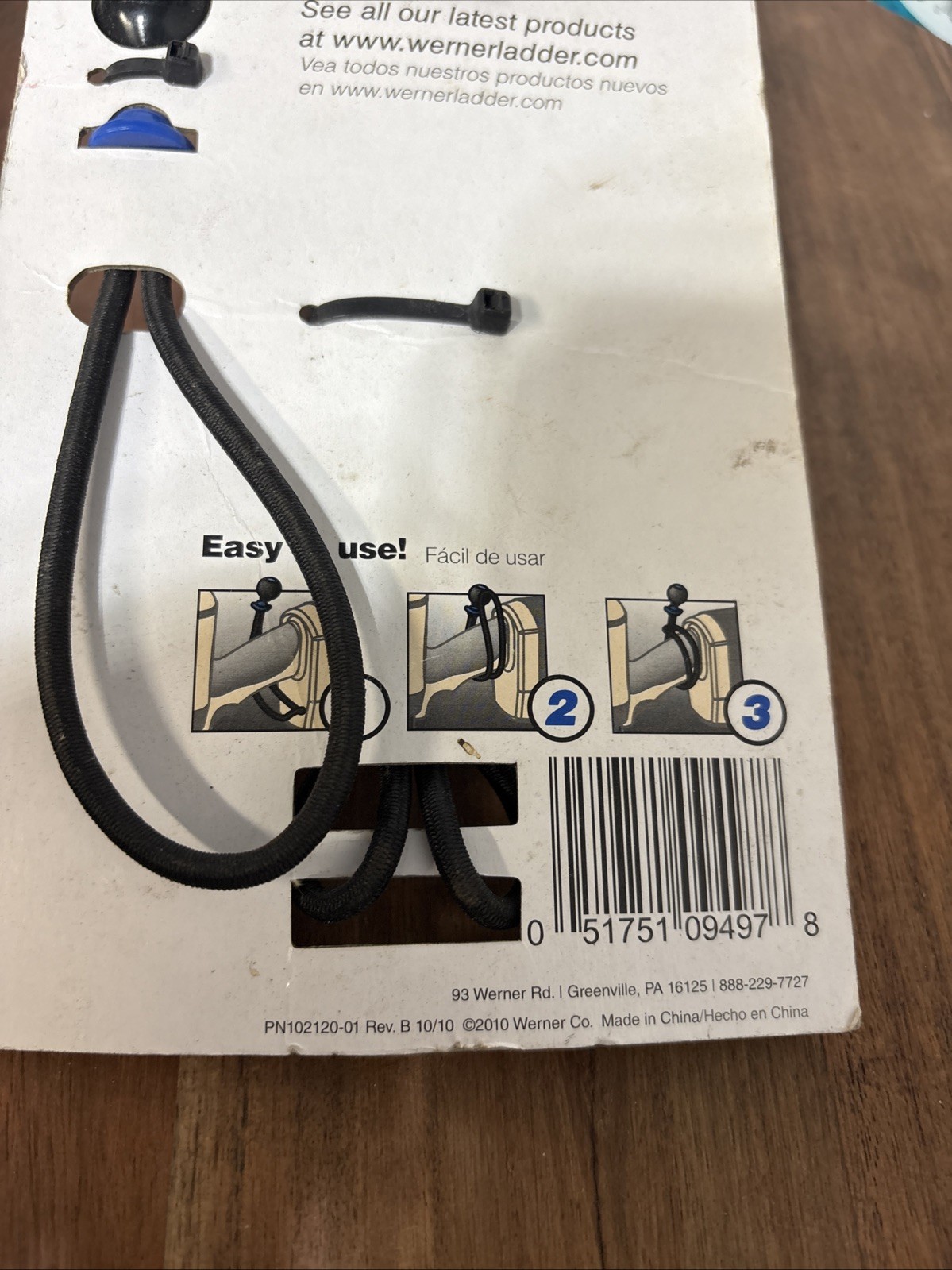 Werner AC58-TL Lock-In Ladder Tool Drill Lasso With Belt Clip