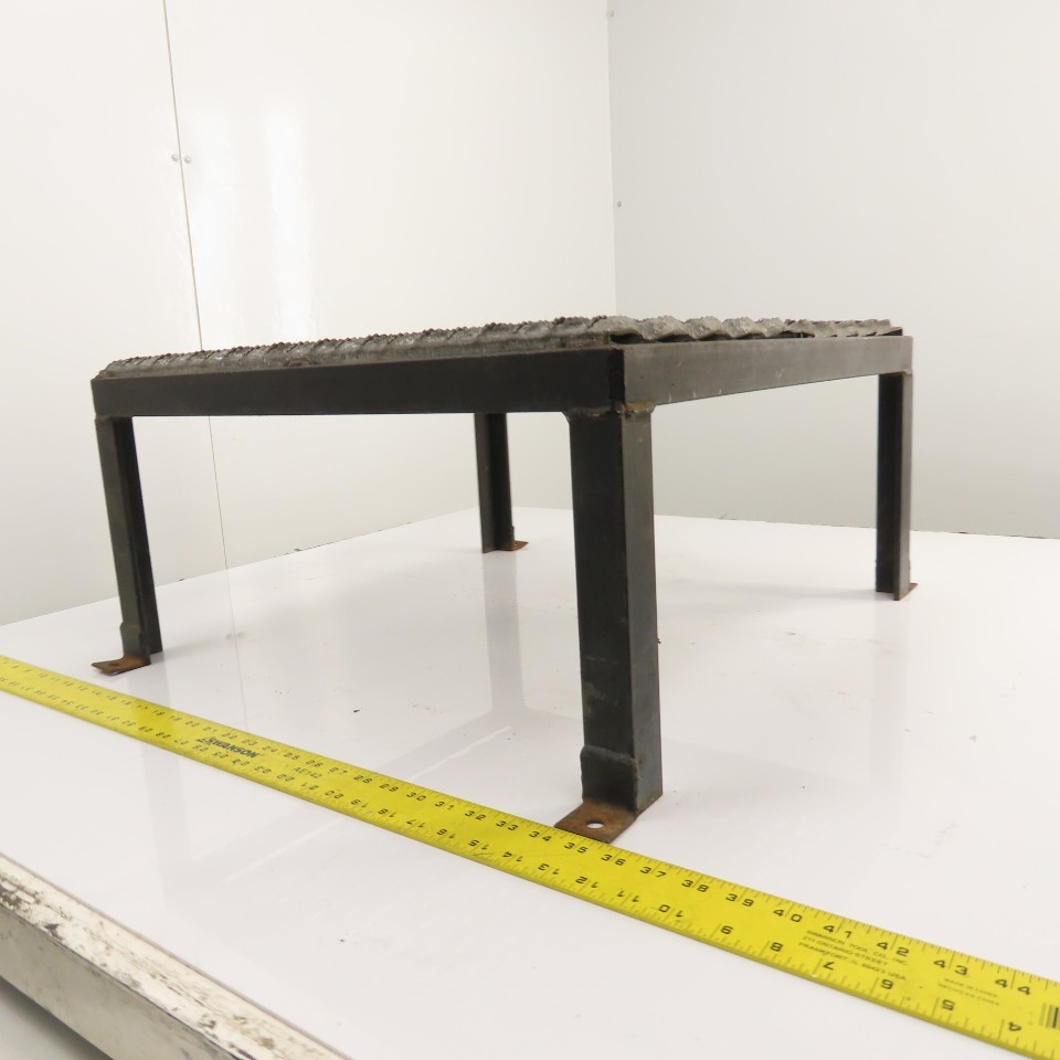 24″ x 24″ 1 Step Custom Industrial Machine Ladder Platform Top 12-1/4″ High