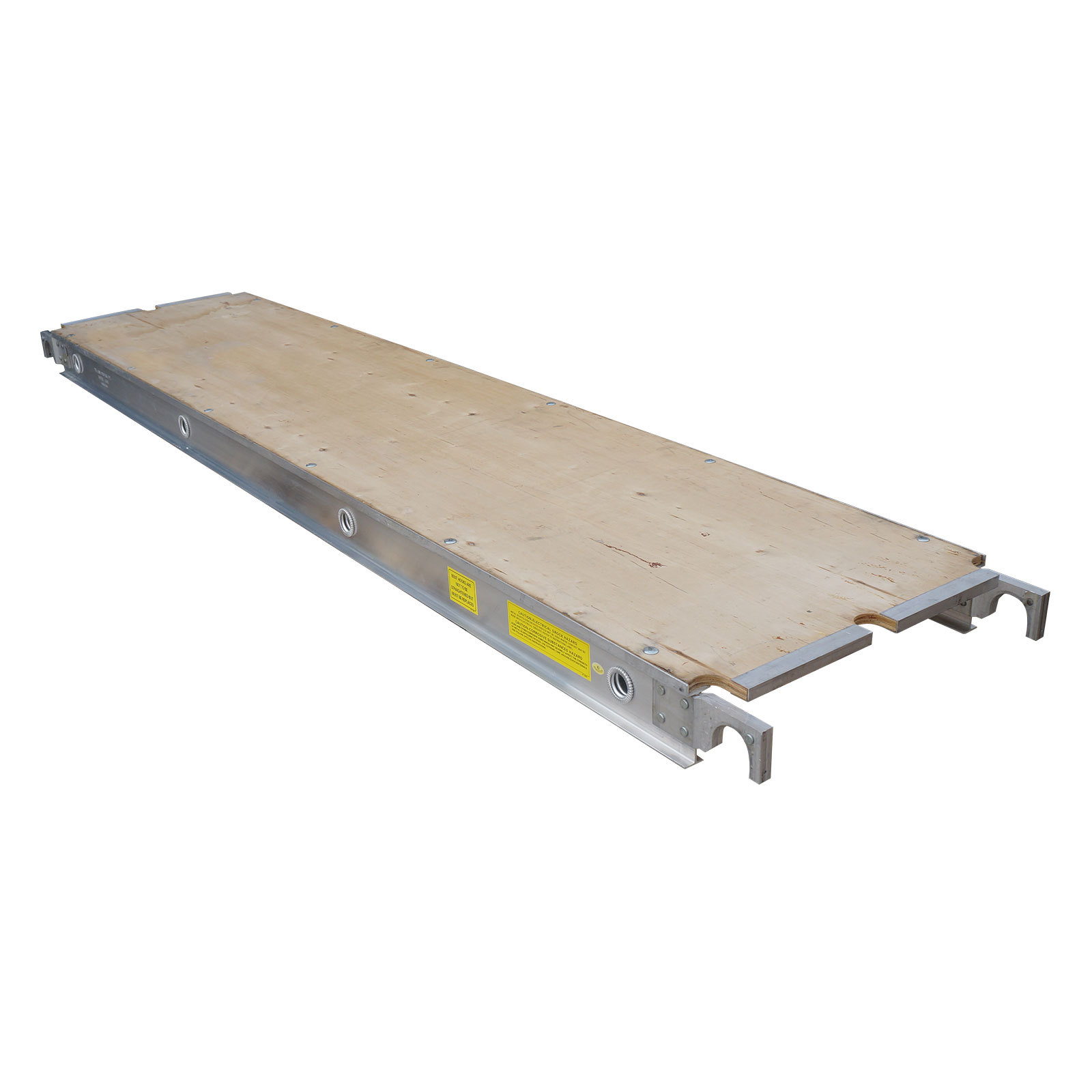 Aluminum Plank Plywood Deck – 10 ft. Walkboard • 19″ x 10′ • 50 lbs. per sq. ft.