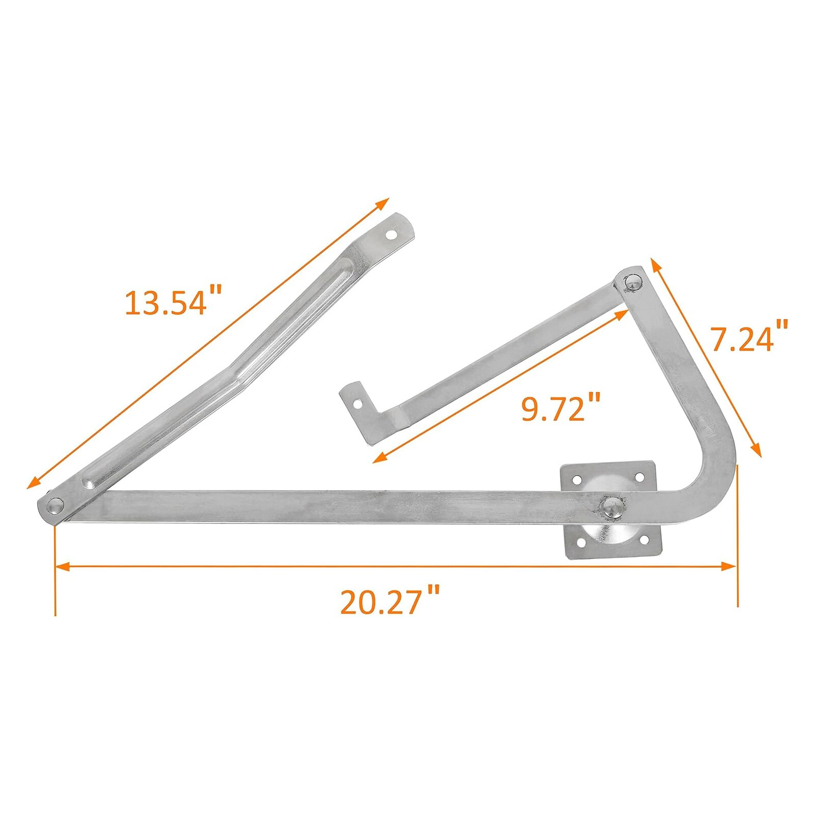 Pair Attic Ladder Spreader Hinge Arms For MFG Werner Series 55-2 after 2010 US
