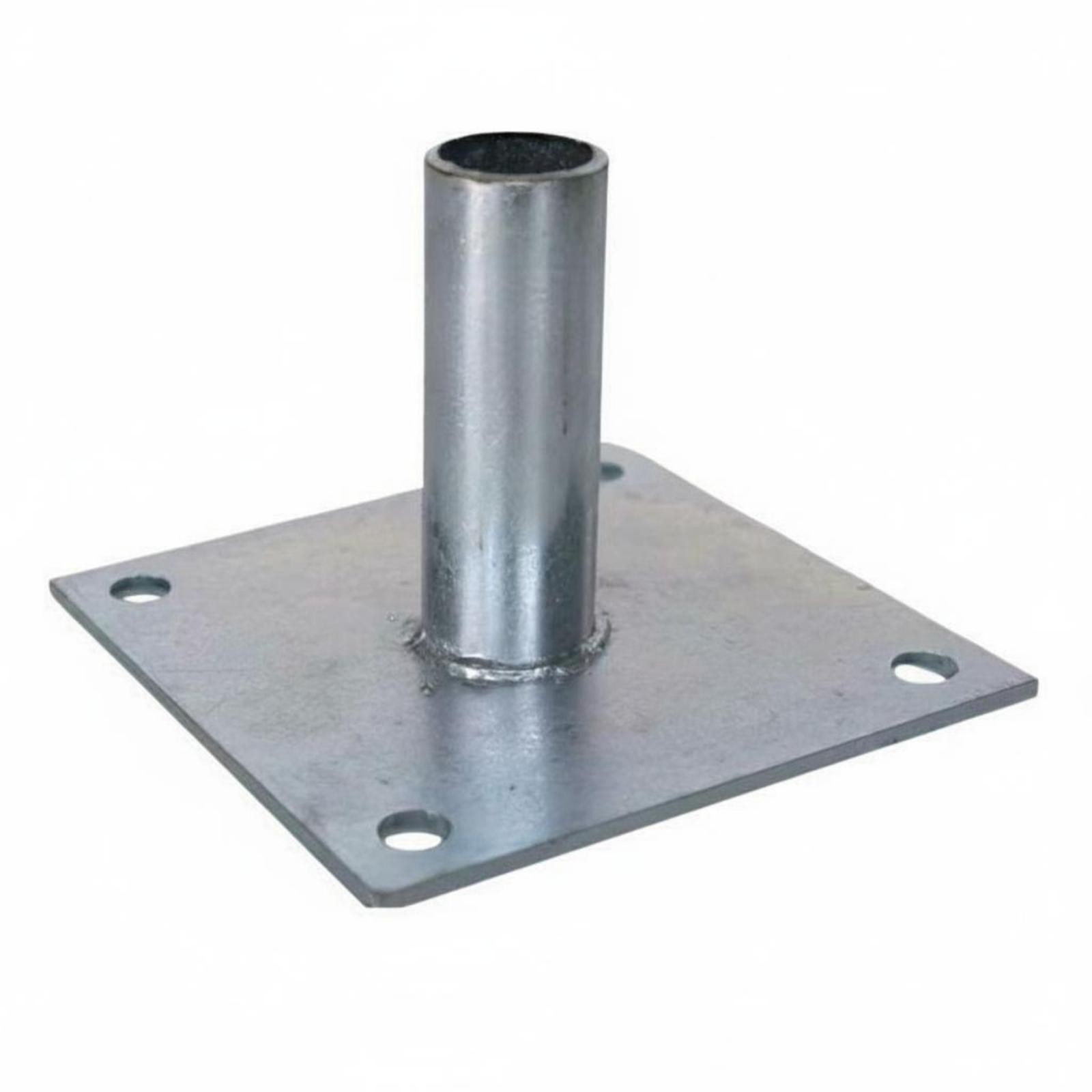 Galvanized Scaffold Socket Base Robust Duty Scaffolding Footing Plate Sturdy