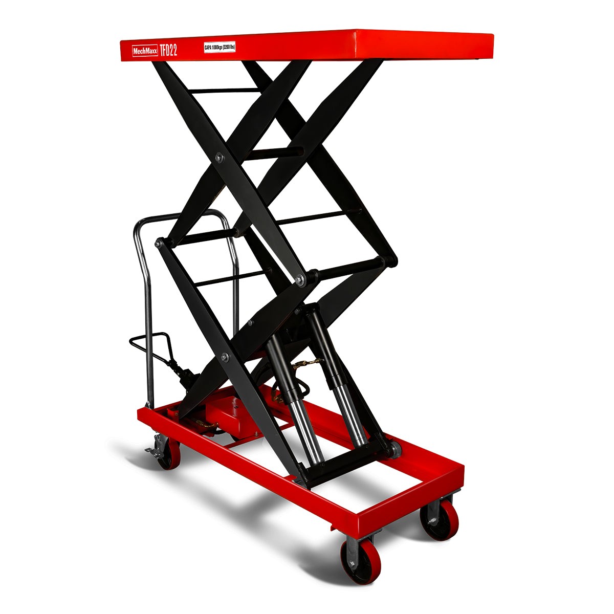 MechMaxx Mobile 2200 lbs Capacity Lift Table 86.6”x51.2” Platform, TFD22
