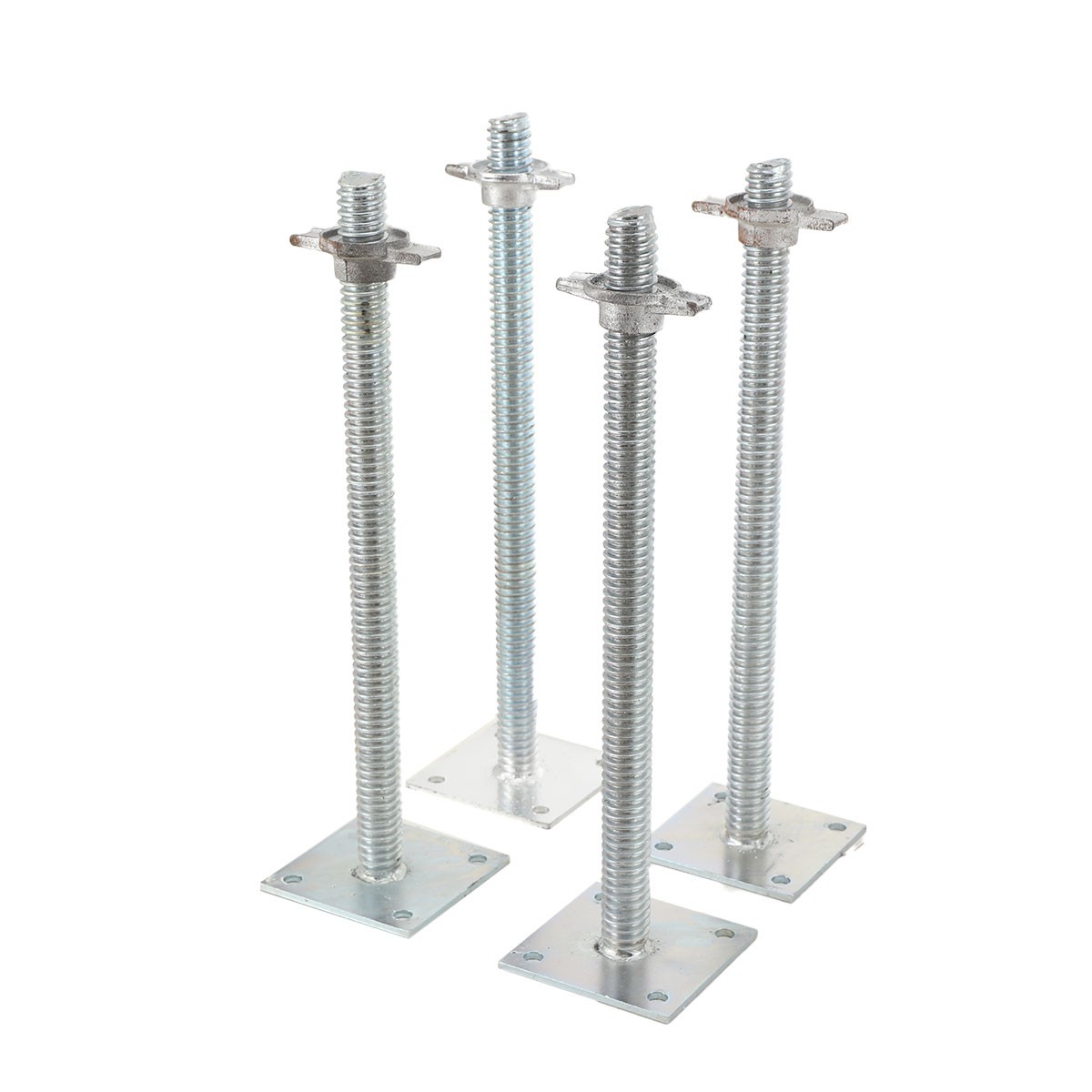 Scaffold Adjustable Leveling Jacks 18″ 4 Pack Solid Screw Jacks Baker Scaffold