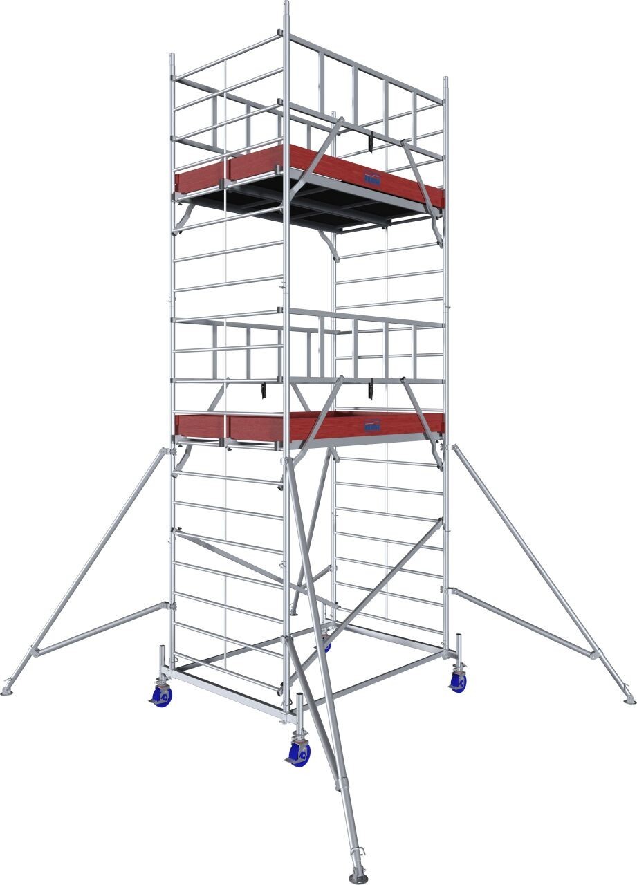 NEW KRAUSE mobile scaffold PROTEC XXL – working height 6.30 m – great price €…