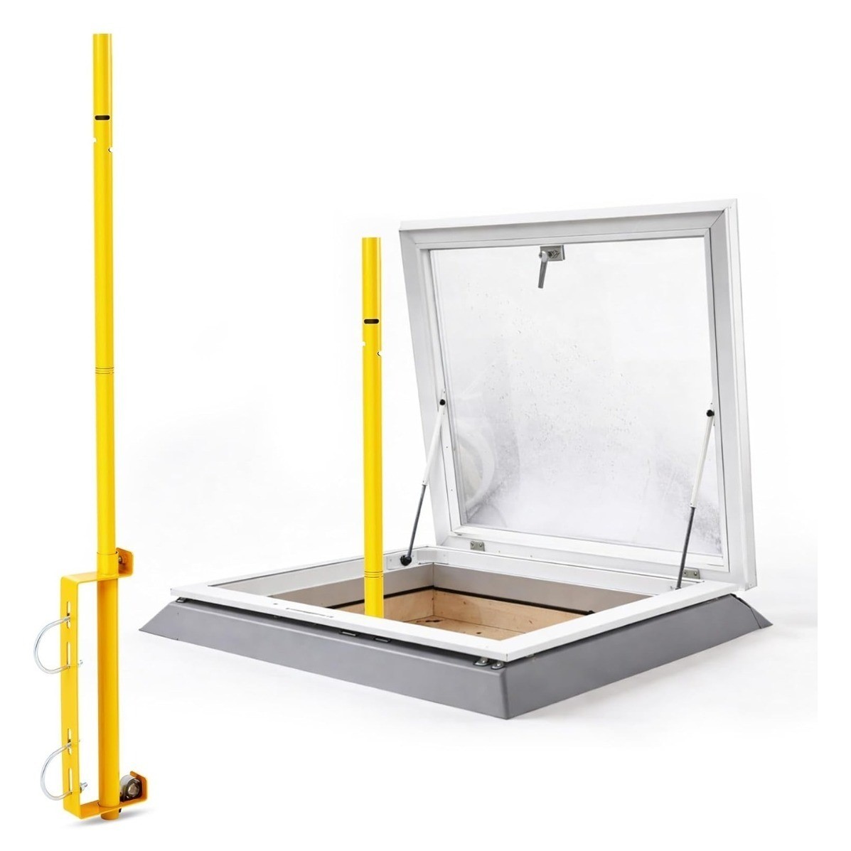 Roof Hatches Ladder Safety Post | Roof Top Safety Hatch Safety Post