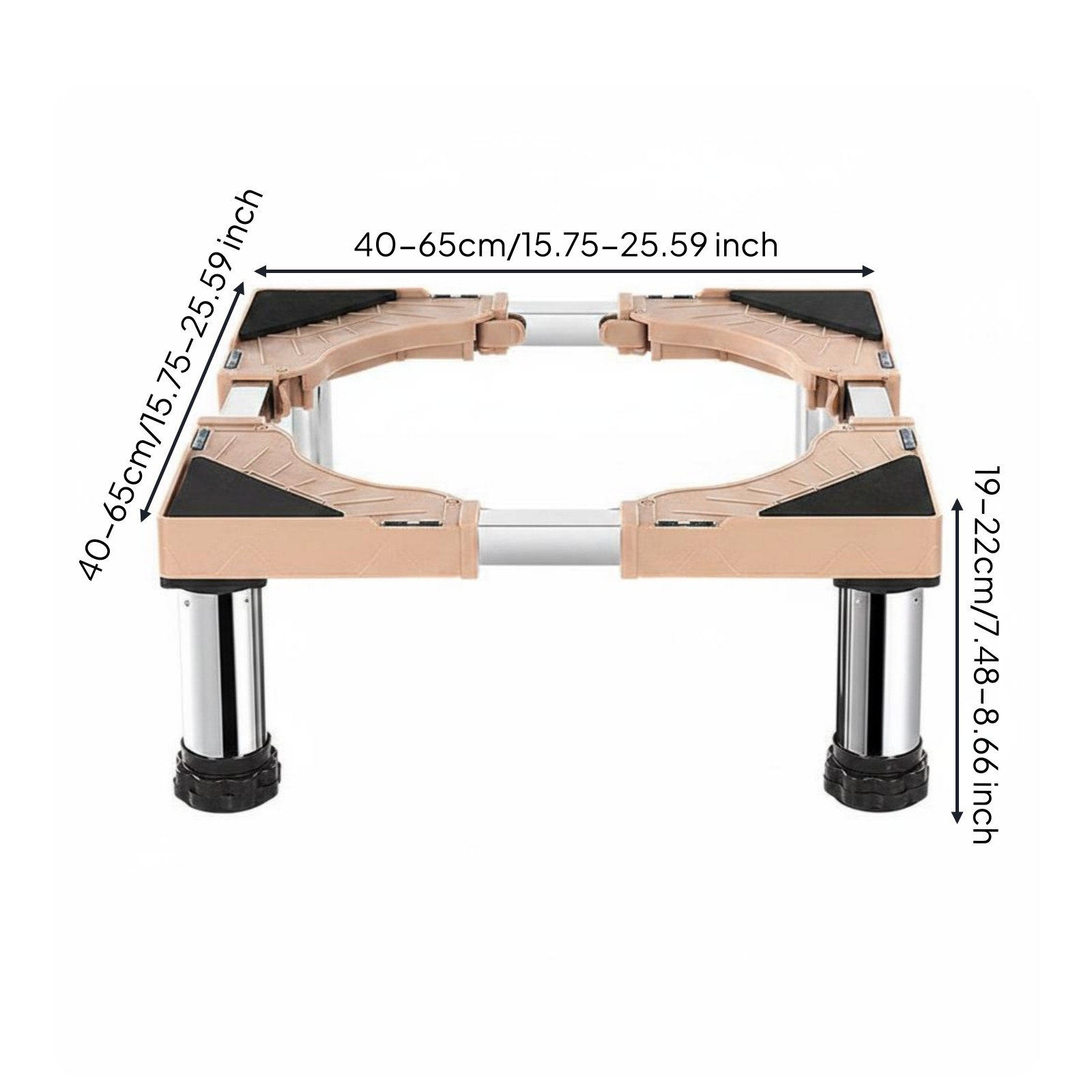 Washing Machine Stand Sturdy Duty Refrigerator Stand Space Saving