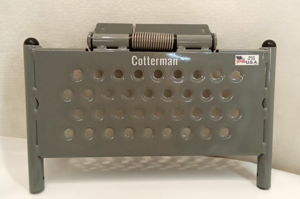 Cotterman SG1626ZC1P1S Single-Door Steel Gate 21-3/4″ Adj. for 16″-26″ Opening