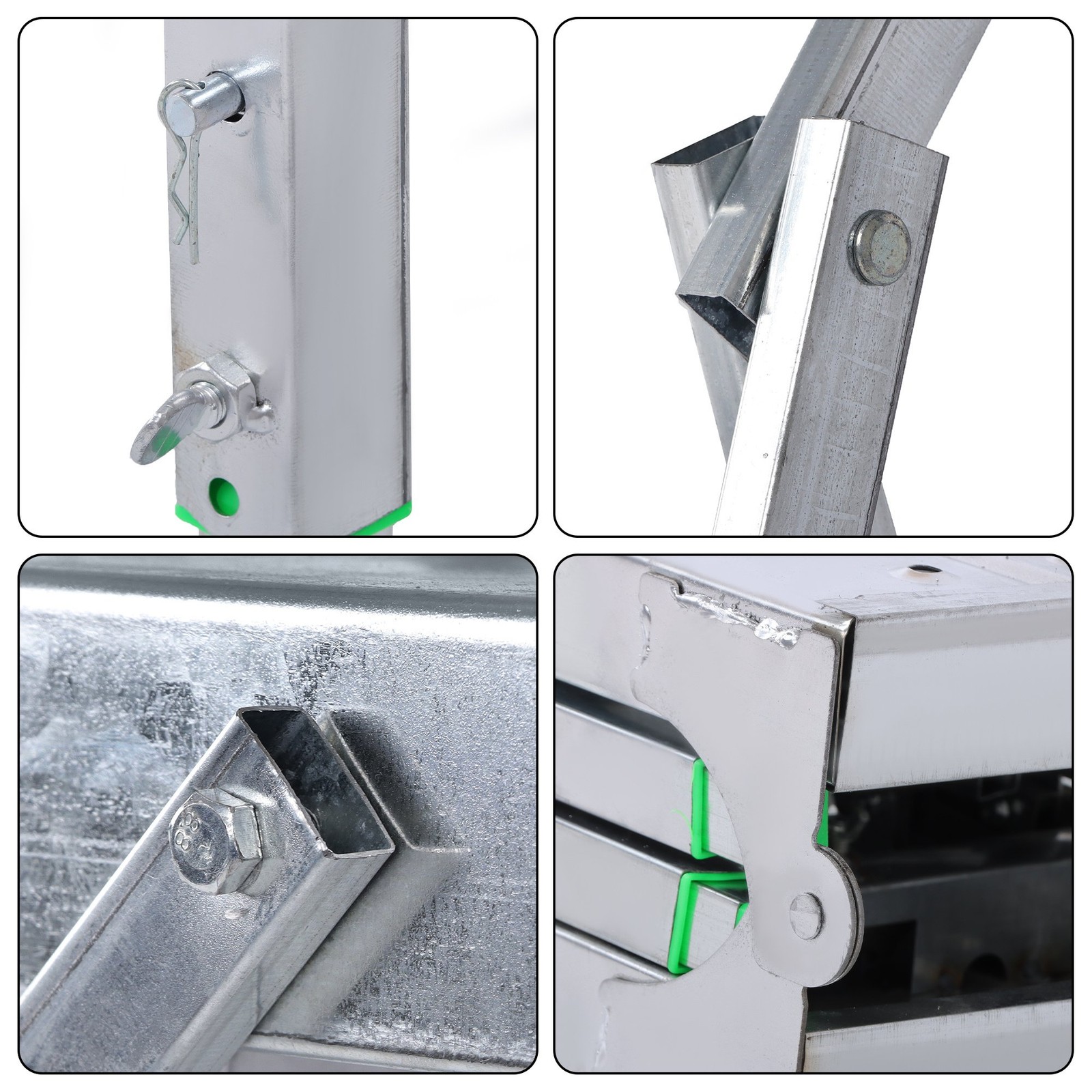 Portable Scaffolding Adjustable Height Work Platform Scaffold Tower Ladder Stool