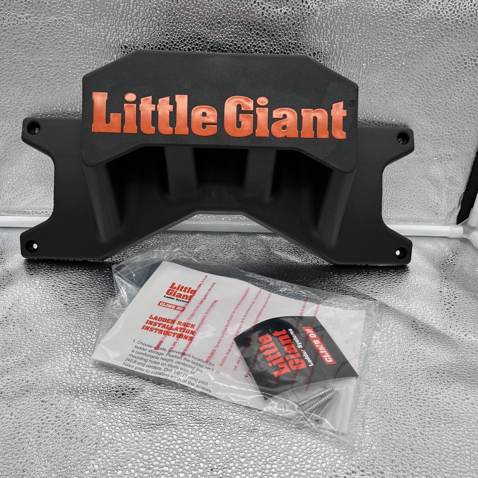 Little Giant Plastic Polymer Black Ladder Wall Rack 1 pk