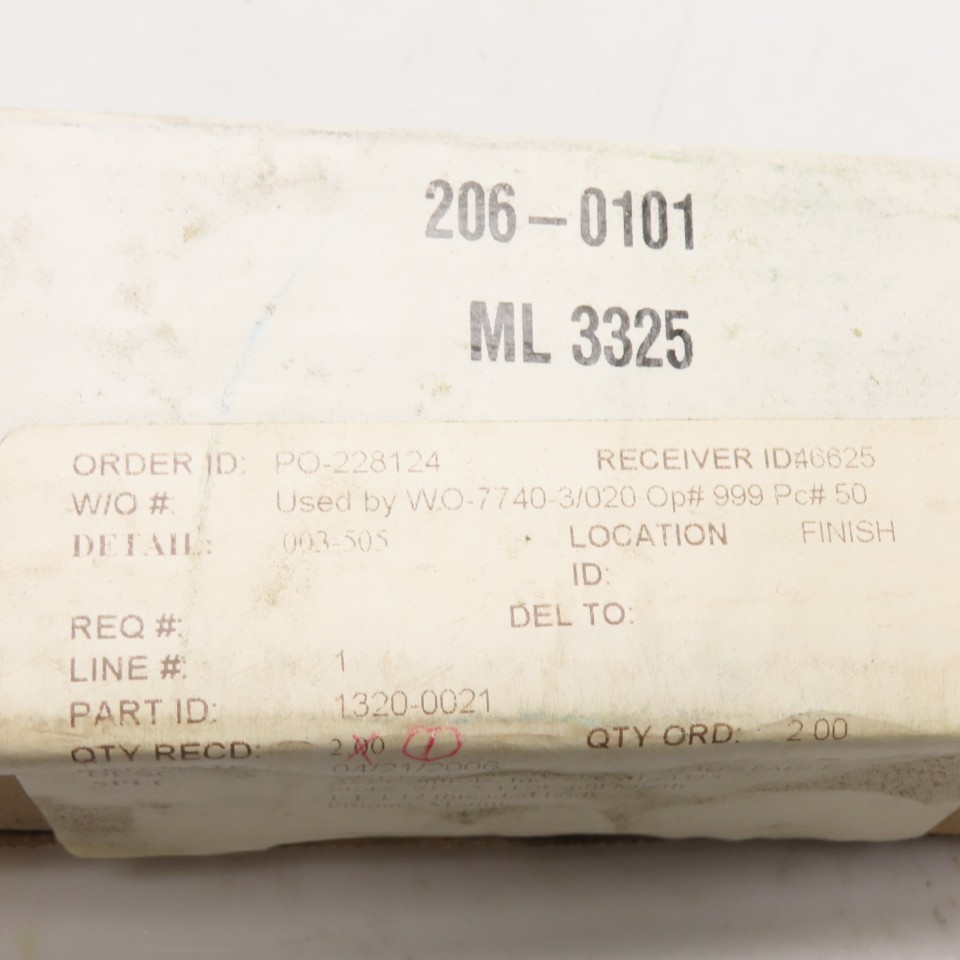 Ace Controls ML 3325 Adjustable Industrial Shock Absorber 1-1/4-12 Thread