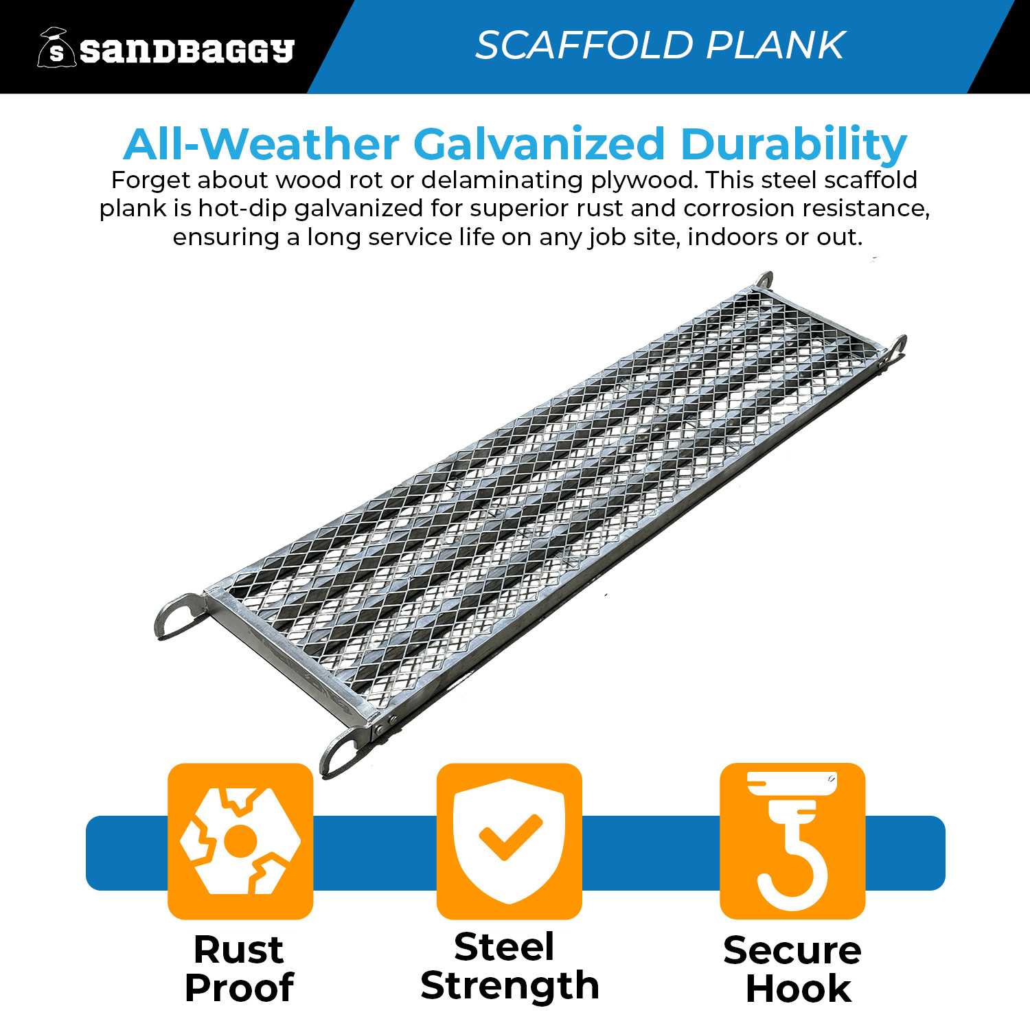BULK 15.5 inch Scaffold Plank for Confined Spaces & Narrow Frames – Sandbaggy