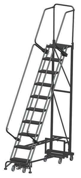 NEW! Ballymore 123 in H Steel All Direction Ladder, 9 Steps, 450 lb Load Cap!!