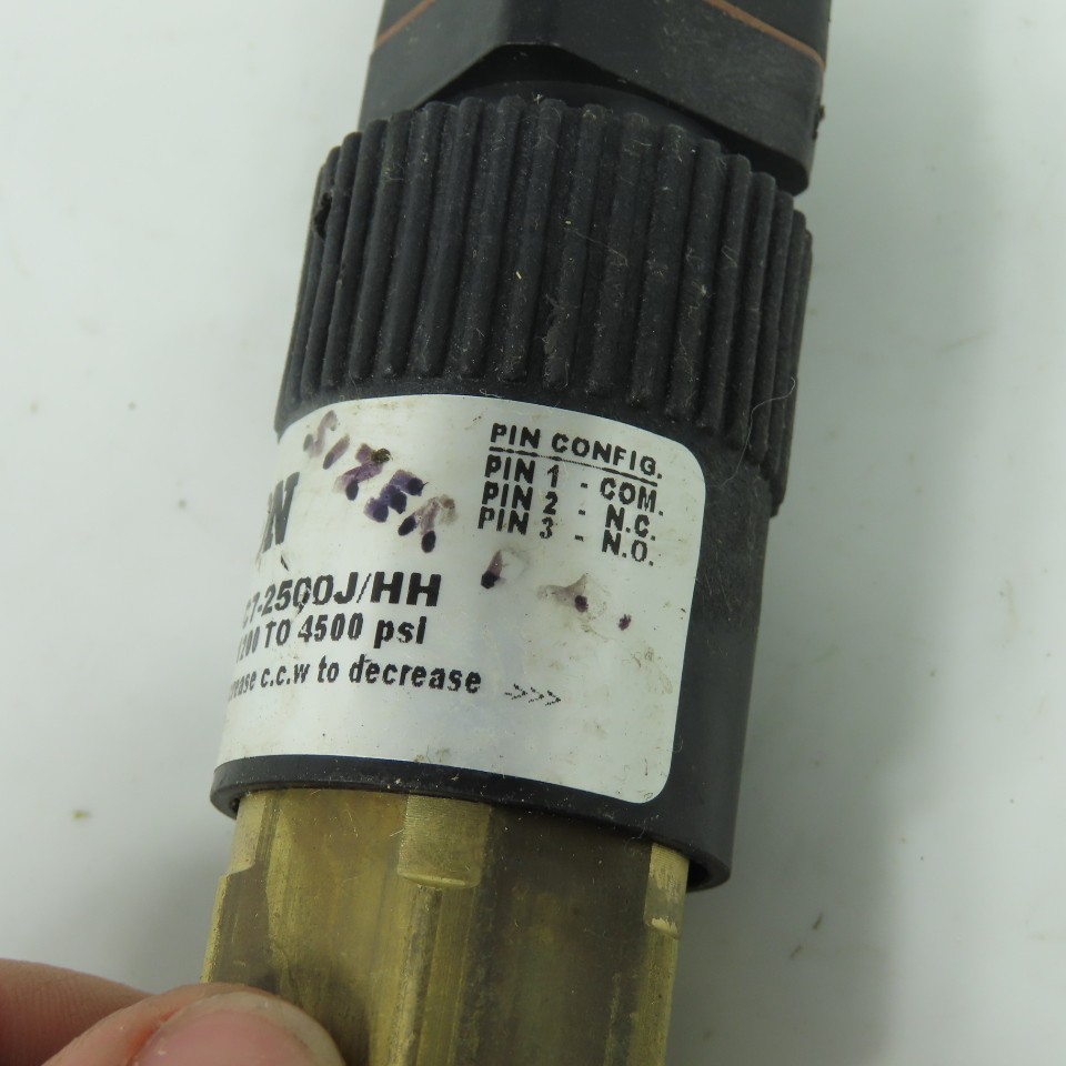 Nason CD-6C7-2500J/HH Adjustable Pressure Switch 1200-4500 PSI