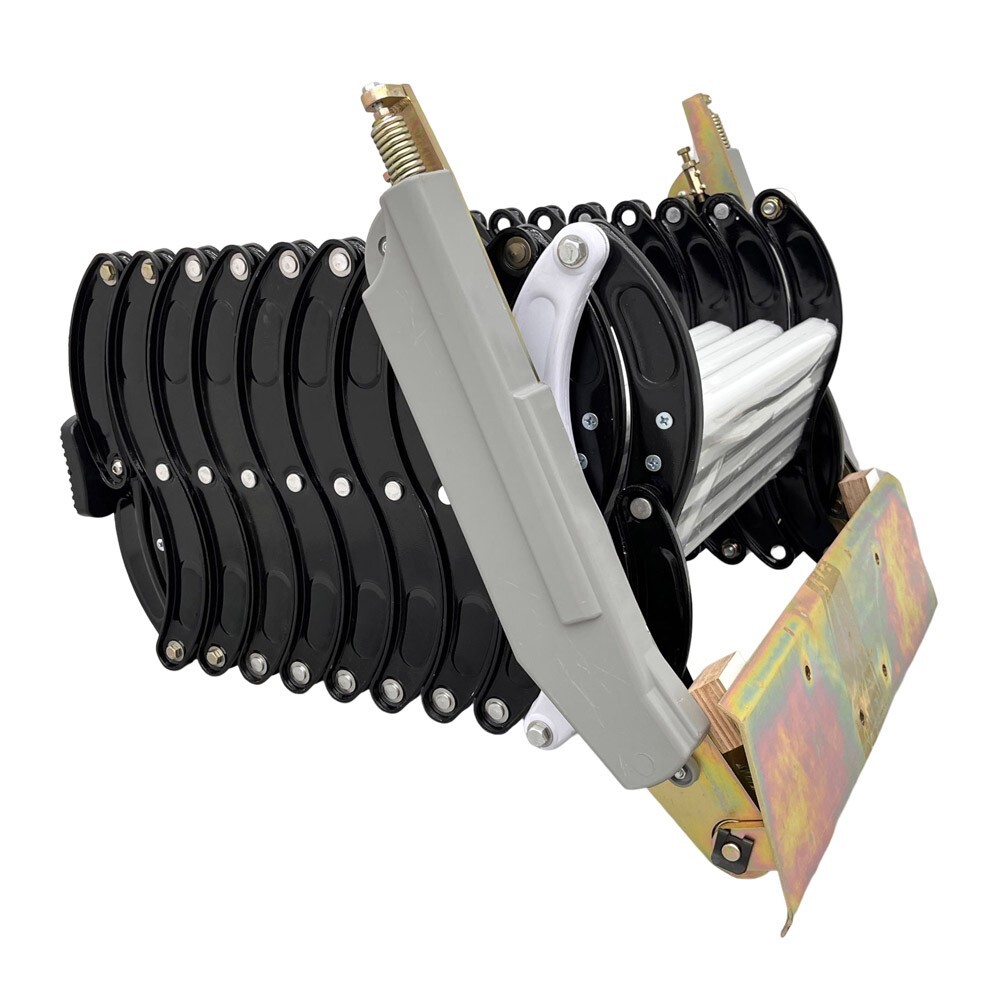 10+2 Steps Wall Mounted Folding Ladder Loft Stair Attic Folding Ladder Staircase
