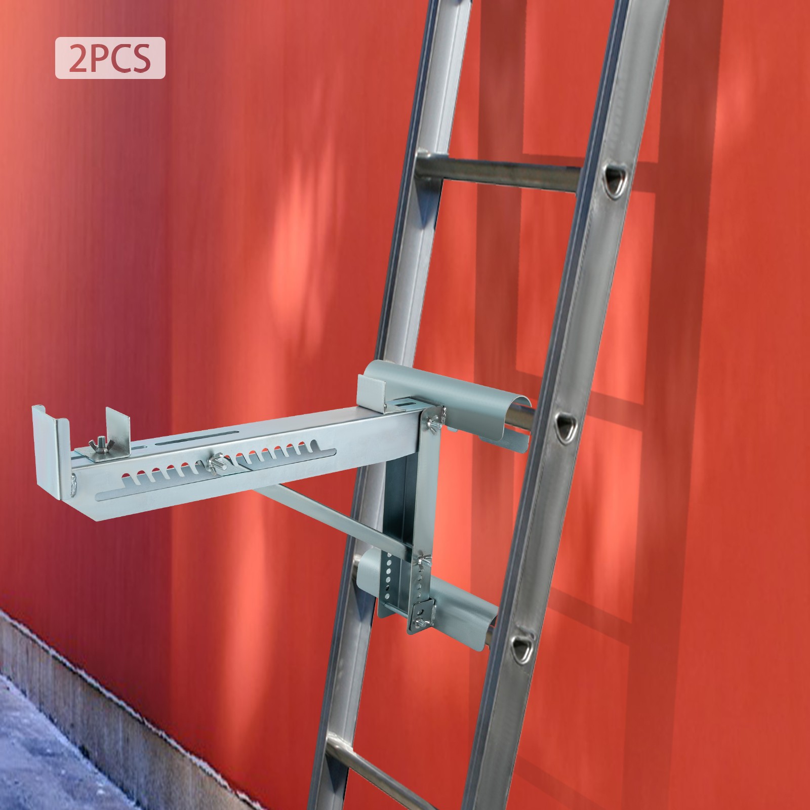 Pair of Heavy Duty Ladder Jacks 661lbs Capacity Scaffolding Bracket 2 Pcs US