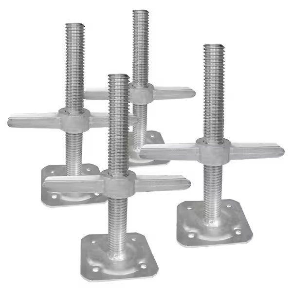 12 in. Leveling Jacks in Galvanized Steel, Safety Equipment for Baker Style
