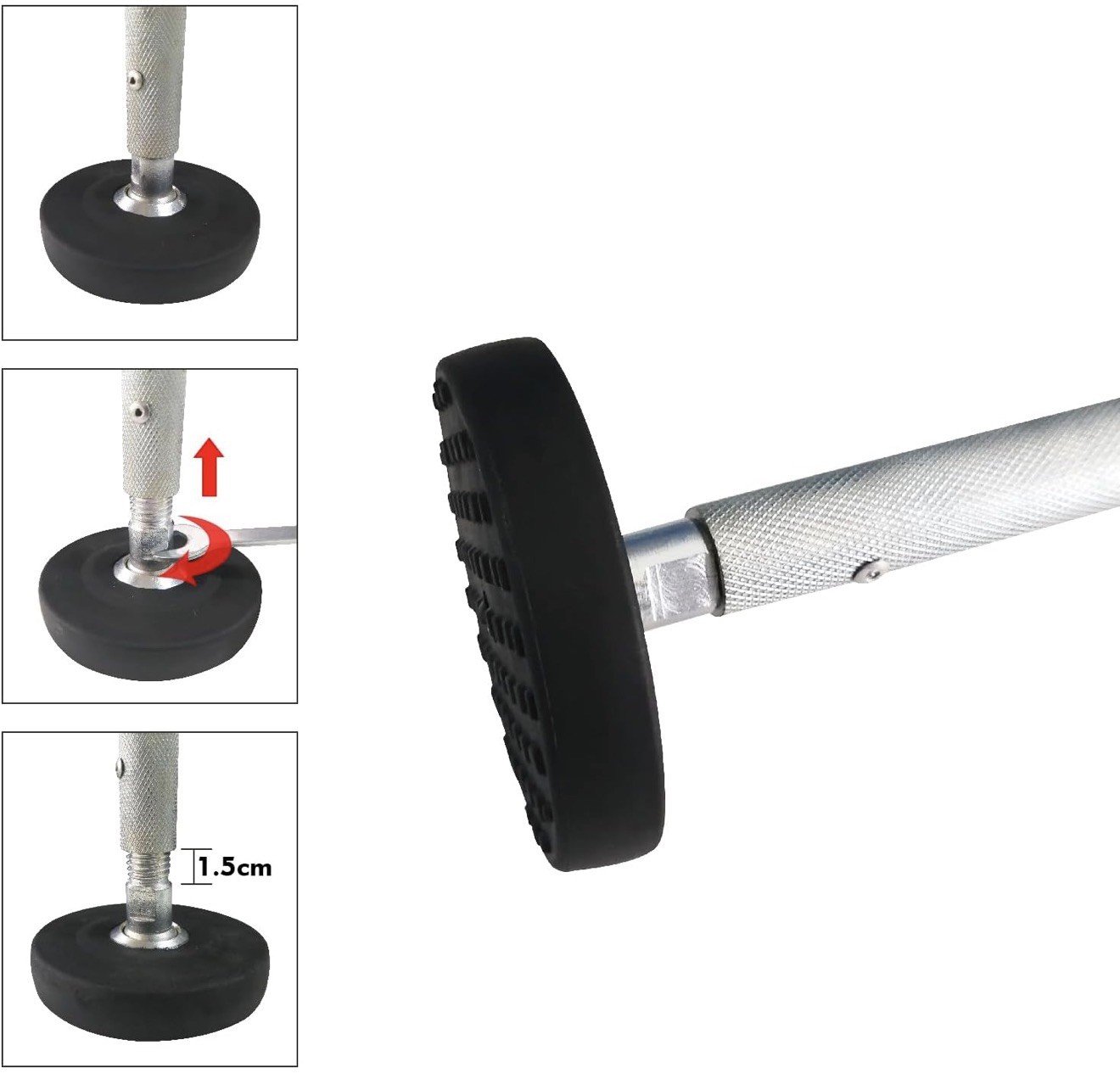 KARRYTON Ladder Levelers Type II, I, IA Extension, Up to 50cm