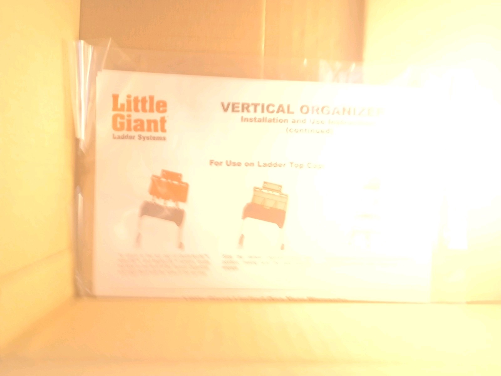 Little Giant Xtra-Lite Ladder Hanging Vertical Organizer