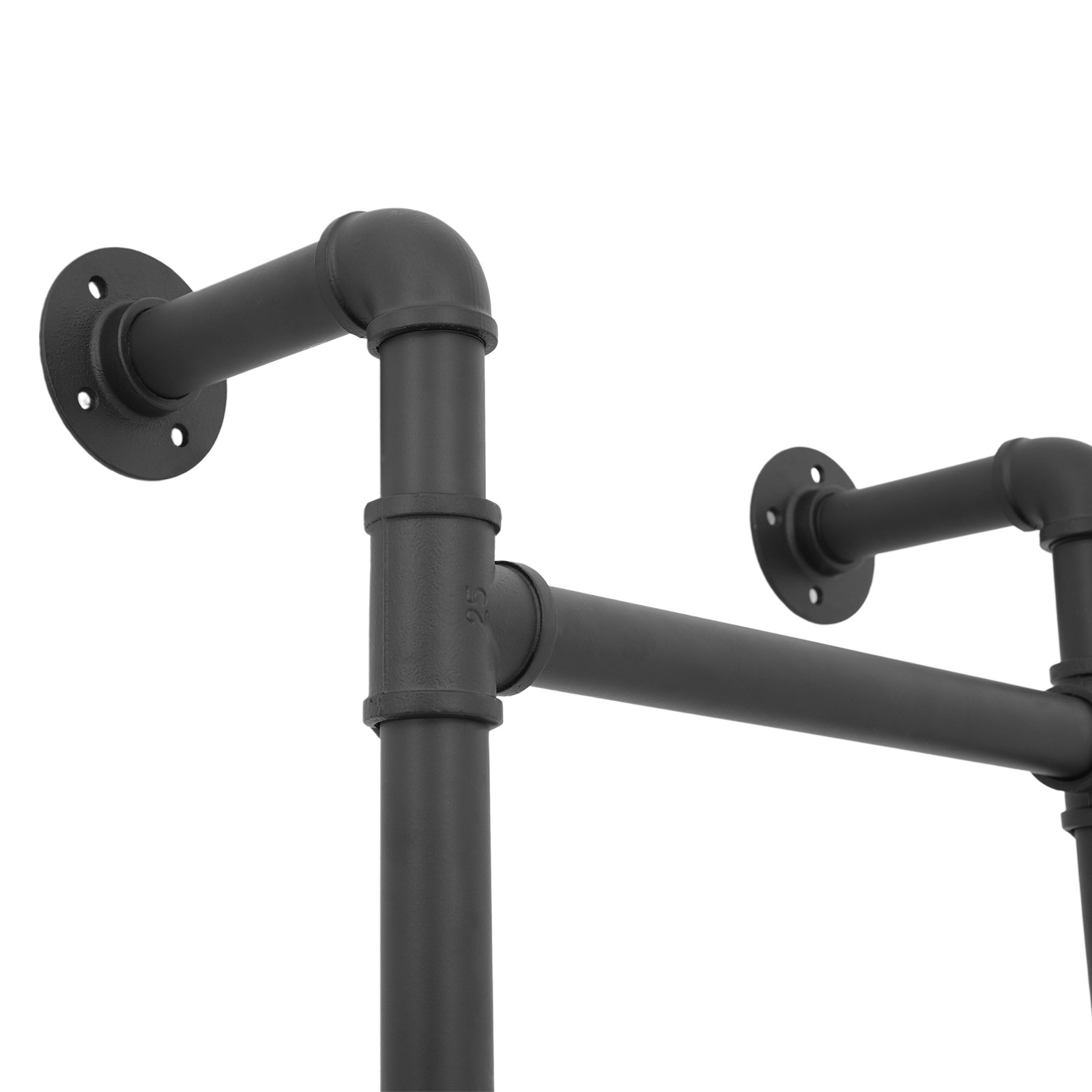 Bunk Bed Ladder 7-Step Ladder High Loft Attic Step Ladders Black Load 200KG