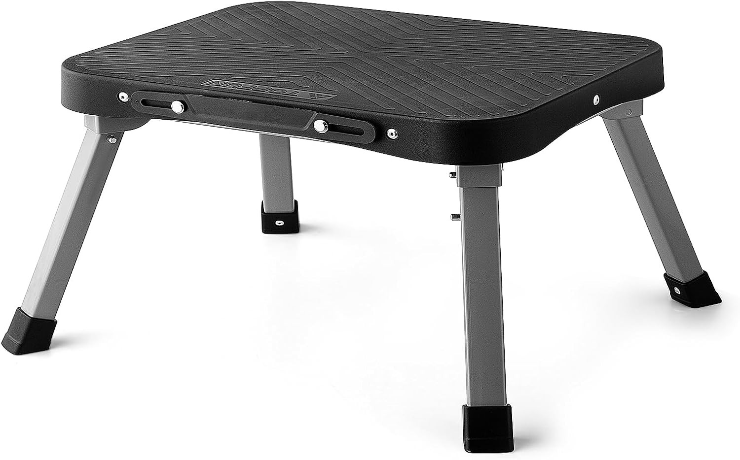 11″ Folding Step Stool 16×12″ – Non-Slip Large Platform Sturdy Steel for Indoor