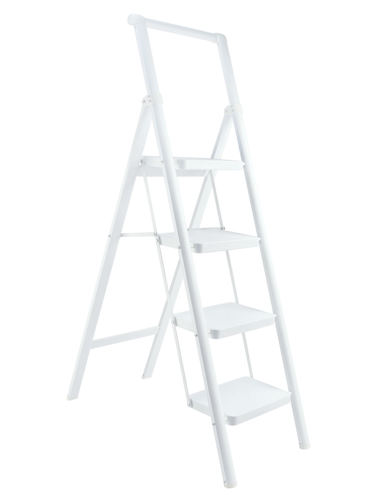 4 Step Ladder, Foldable Step Stools for Adults Anti-Slip Pedal, Lightweight R10