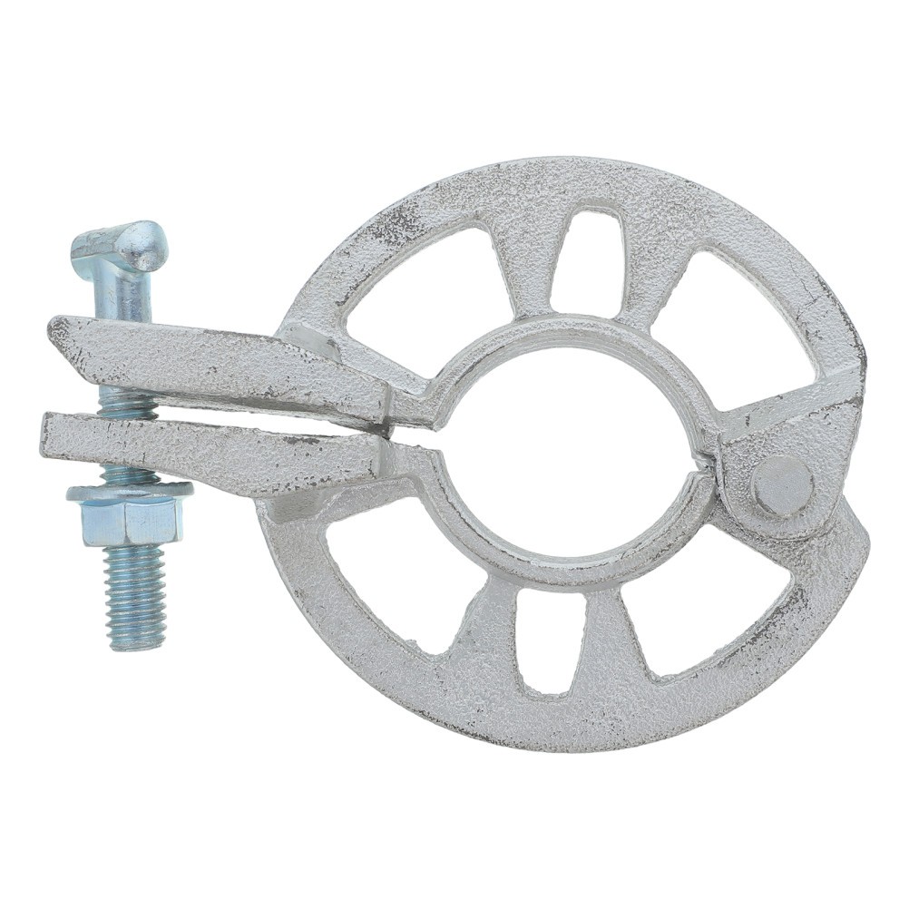 Scaffold Ring Lock Clamp with Movable Rosette, Steel Construction Round Plate