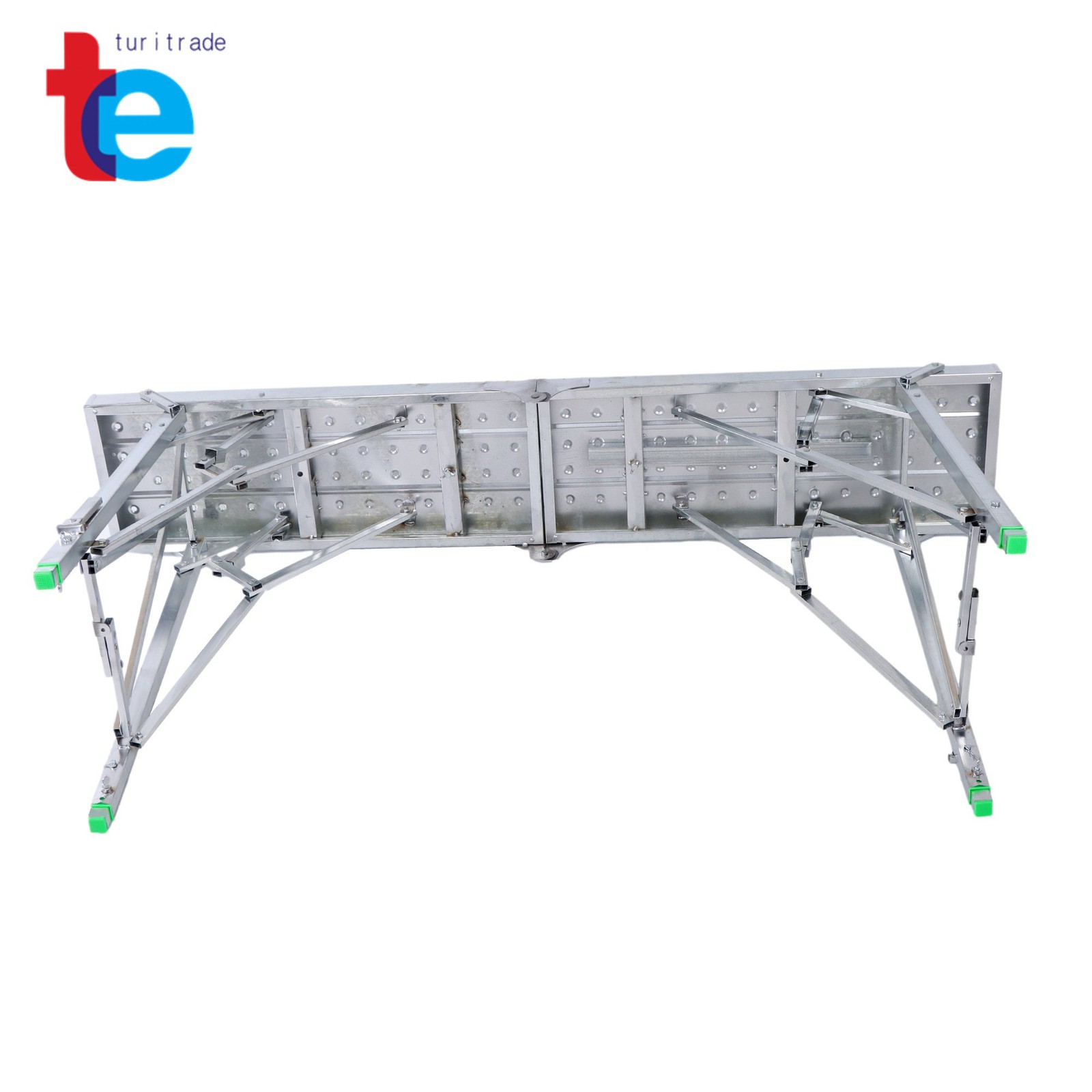 1.6m Adjustable Folding Ladder – Multi-Purpose Scaffold & Work Platform