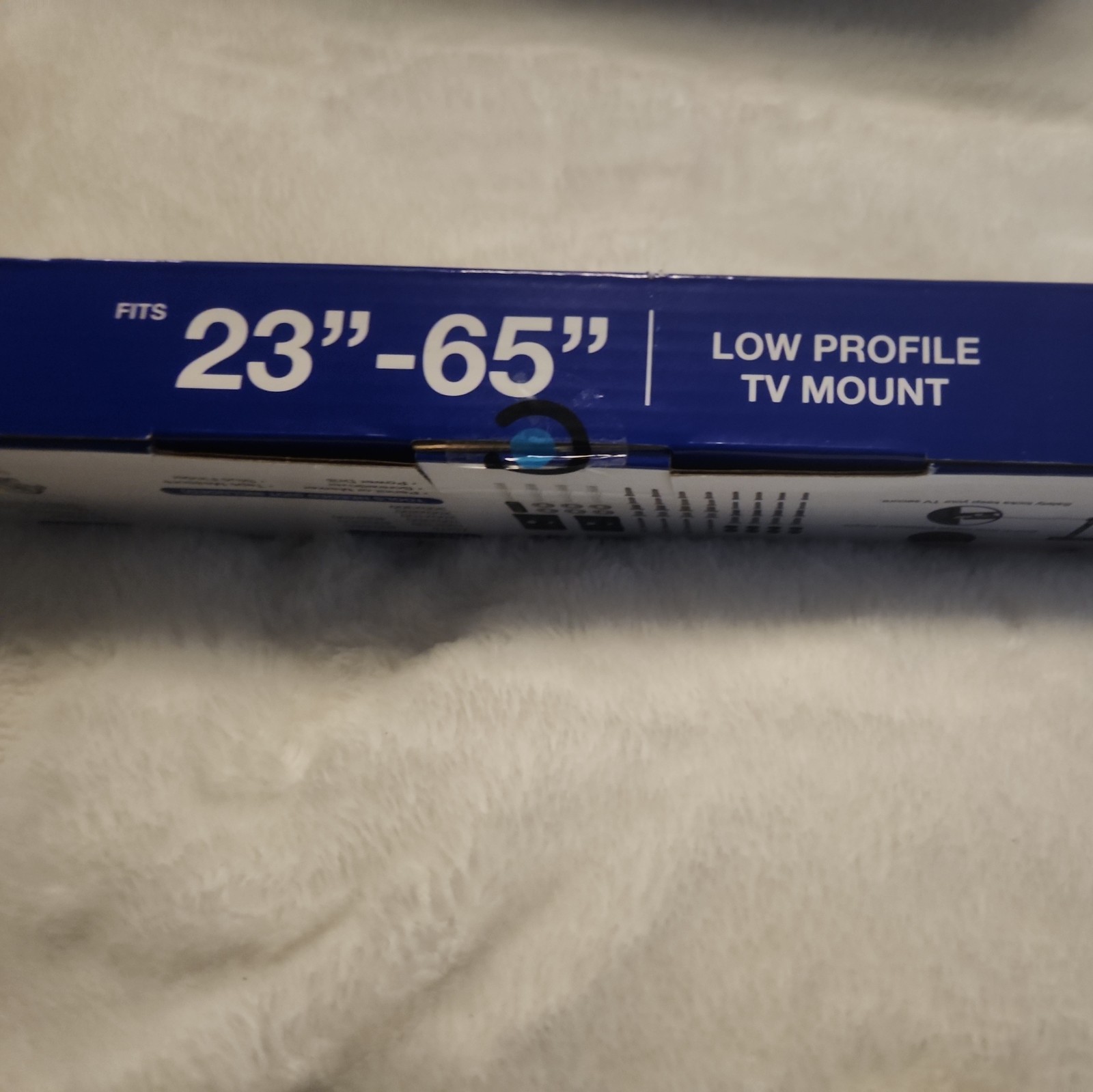 CORE INNOVATIONS LOW PROFILE TV MOUNT FITS 23 IN. TO 65 IN. TV”s wt. limit 77lbs