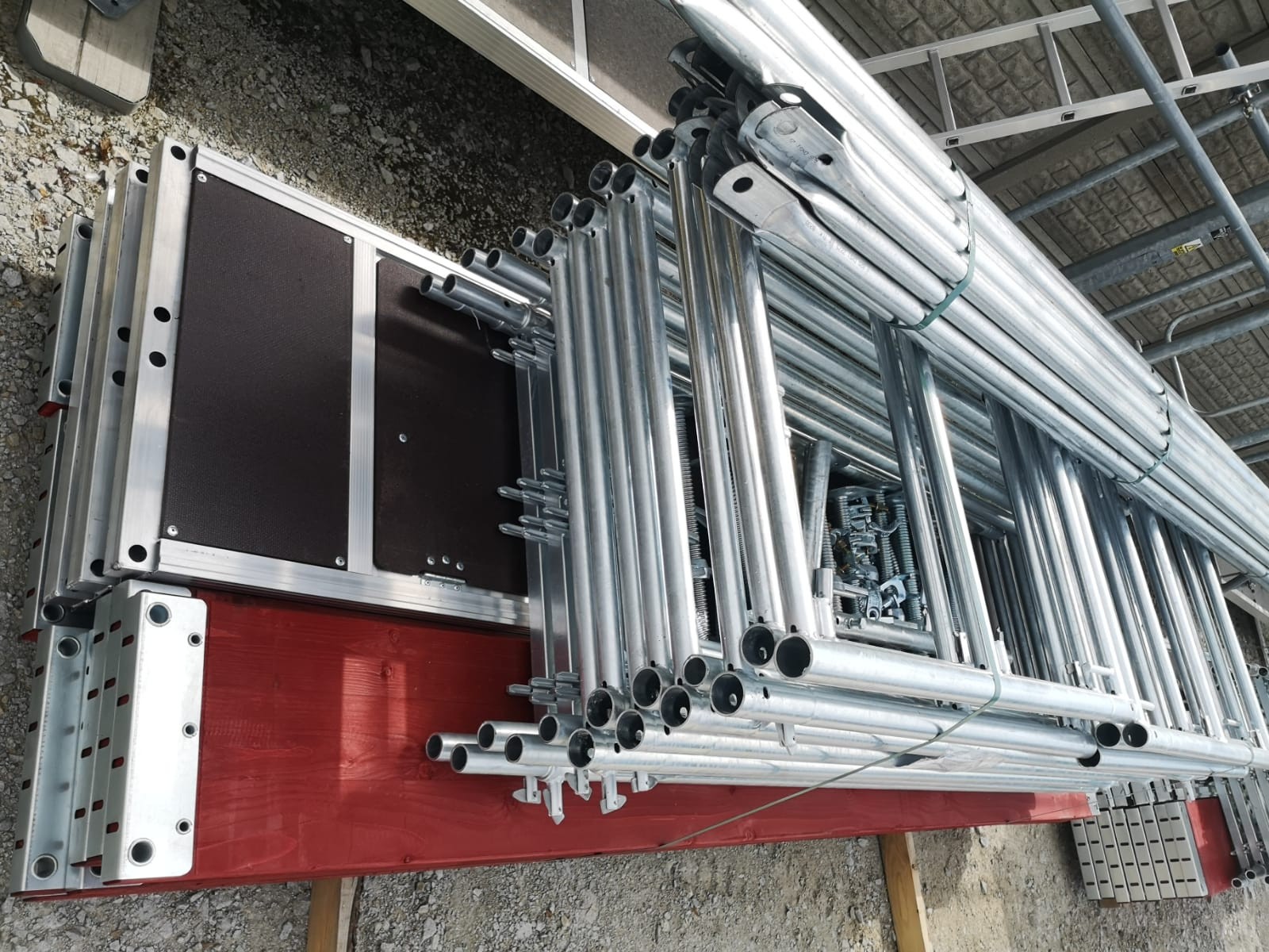 128m2 scaffolding scaff 74 scaffolding steel Lešeni Skele Sastatnes delivery €0