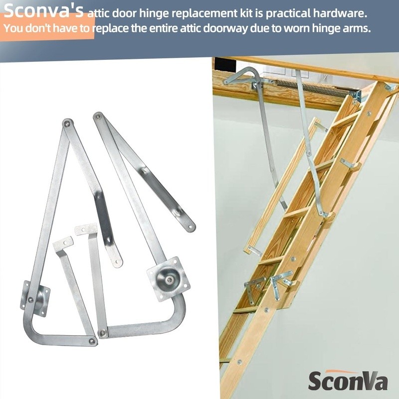 55-2 Attic Ladder Hinge Arms Replacement Kit Werner Mk5 WU2210 W2208 W2210 New