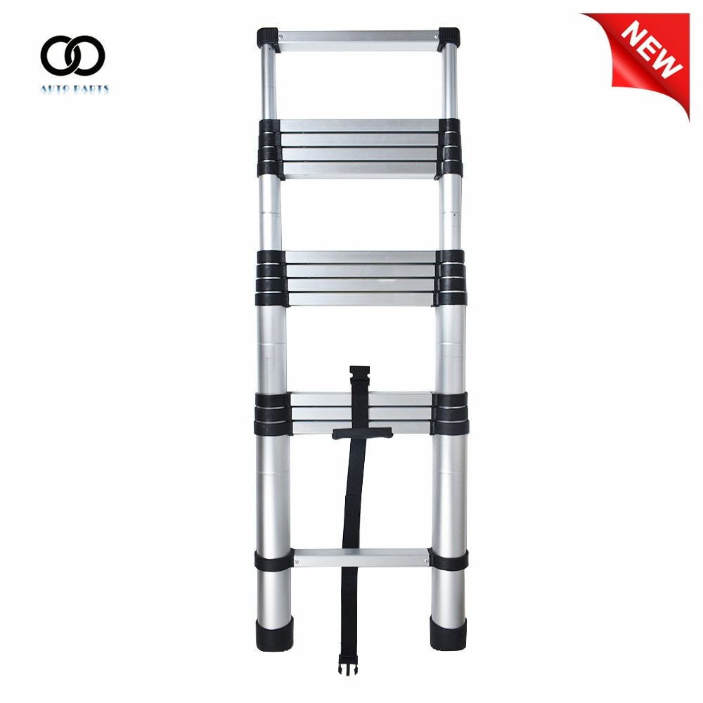 Aluminum Multi Purpose Telescopic Extension Ladder Heavy Duty Step Ladder 12.5FT