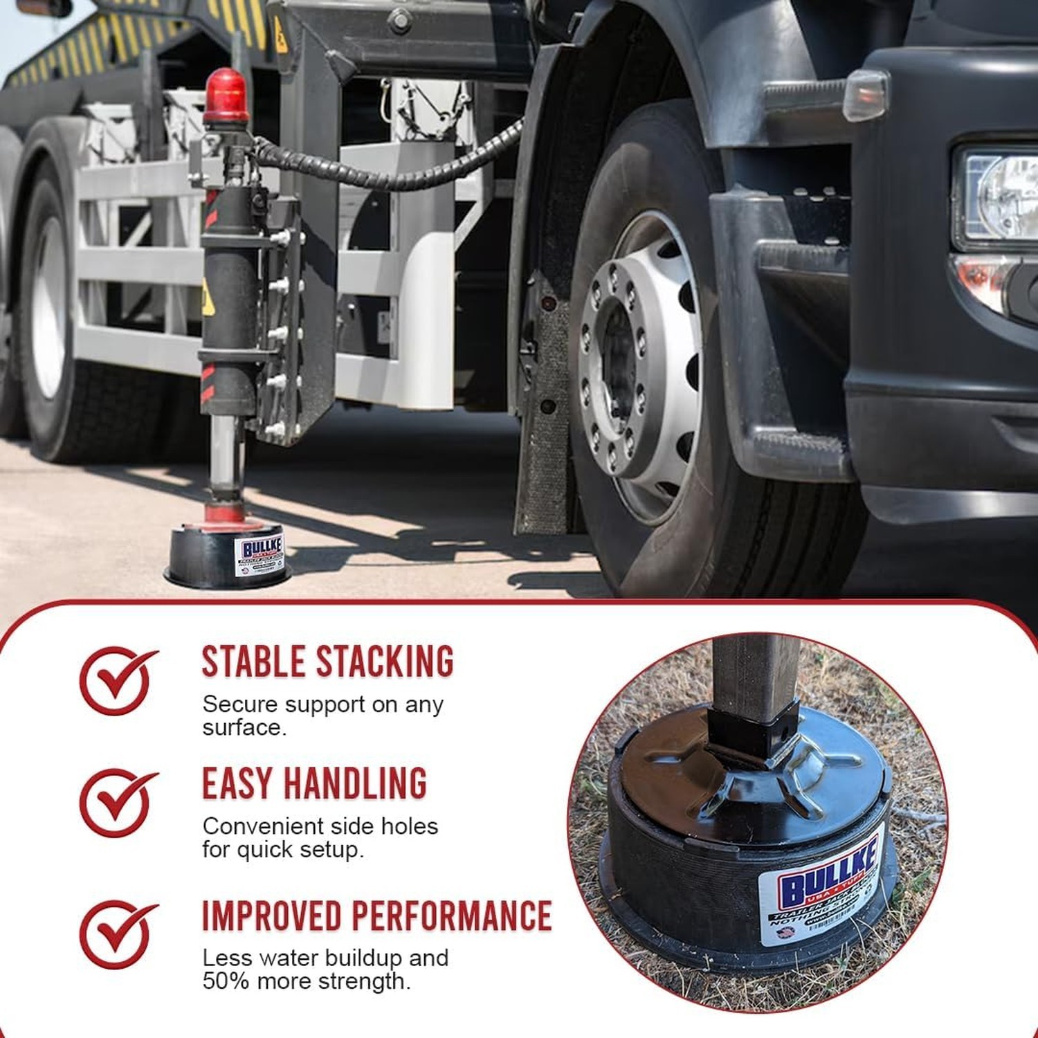 USA-Made Trailer Leveling Blocks – for RV and Camper,Heavy Duty Jack Pads, St…