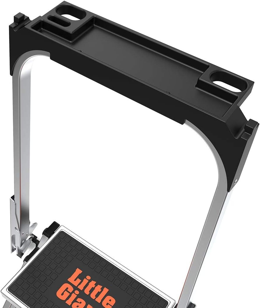 Little Giant Ladders, Safety Step, 3-Step, 3 Foot, Step Stool, 3 Gray