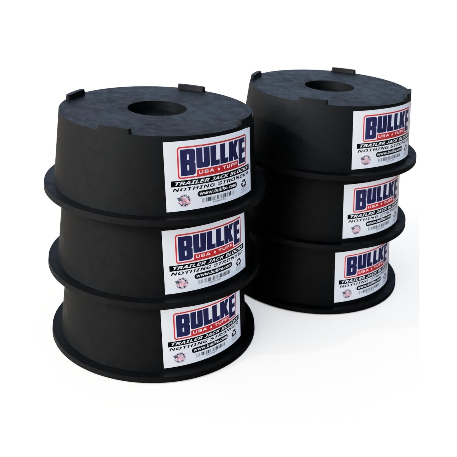 USA-Made Trailer Leveling Blocks – for RV and Camper, Heavy Duty Jack Pads, S…