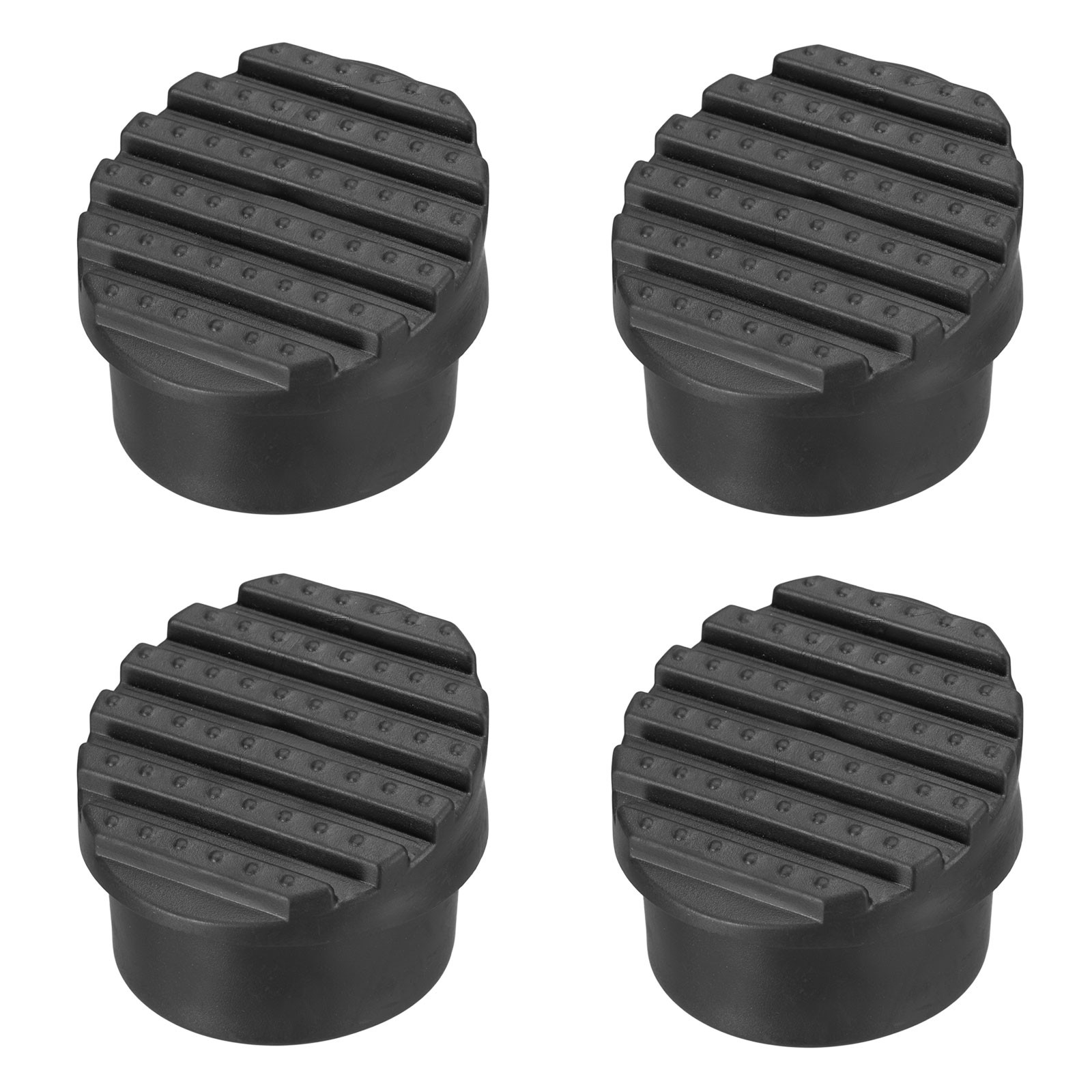 Non Slip Ladder Feet Mat, (1.89″, Black)(4Pcs), Rubber Anti Slip Feet Caps
