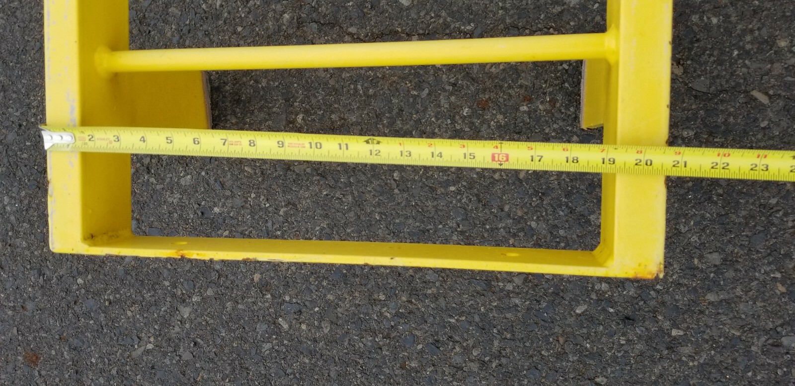 Vertical Ladder System Fall Protection 17 ft 8 in high 20 3/4 in wide