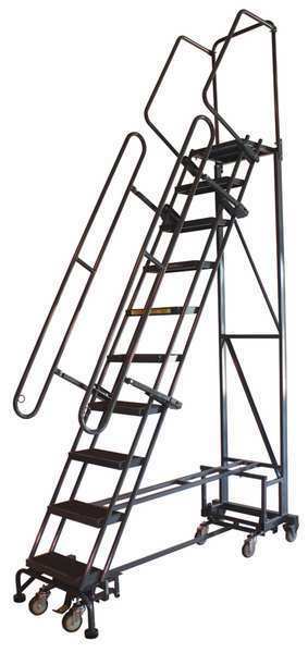 NEW! Ballymore 133 in H Steel All Direction Ladder, 10 Steps, 450 lb Load Cap!!