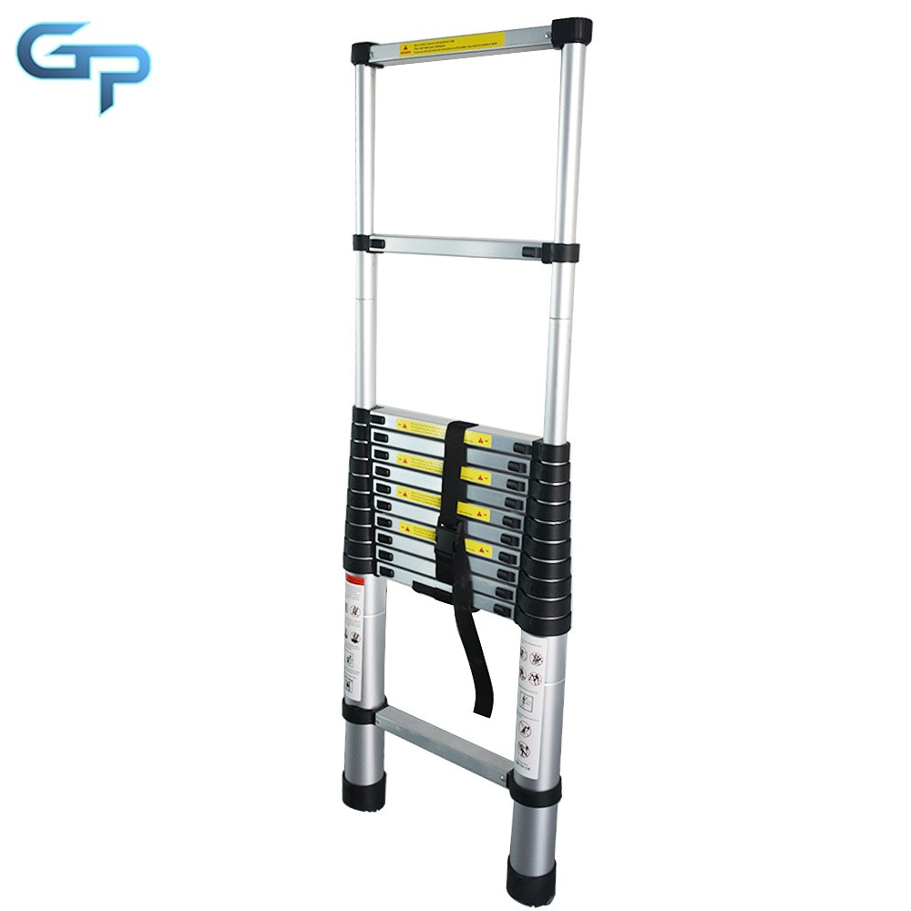 12.5 Feet 330Lbs Heavy Duty Aluminum Step Ladder Multi Purpose Extension Ladder