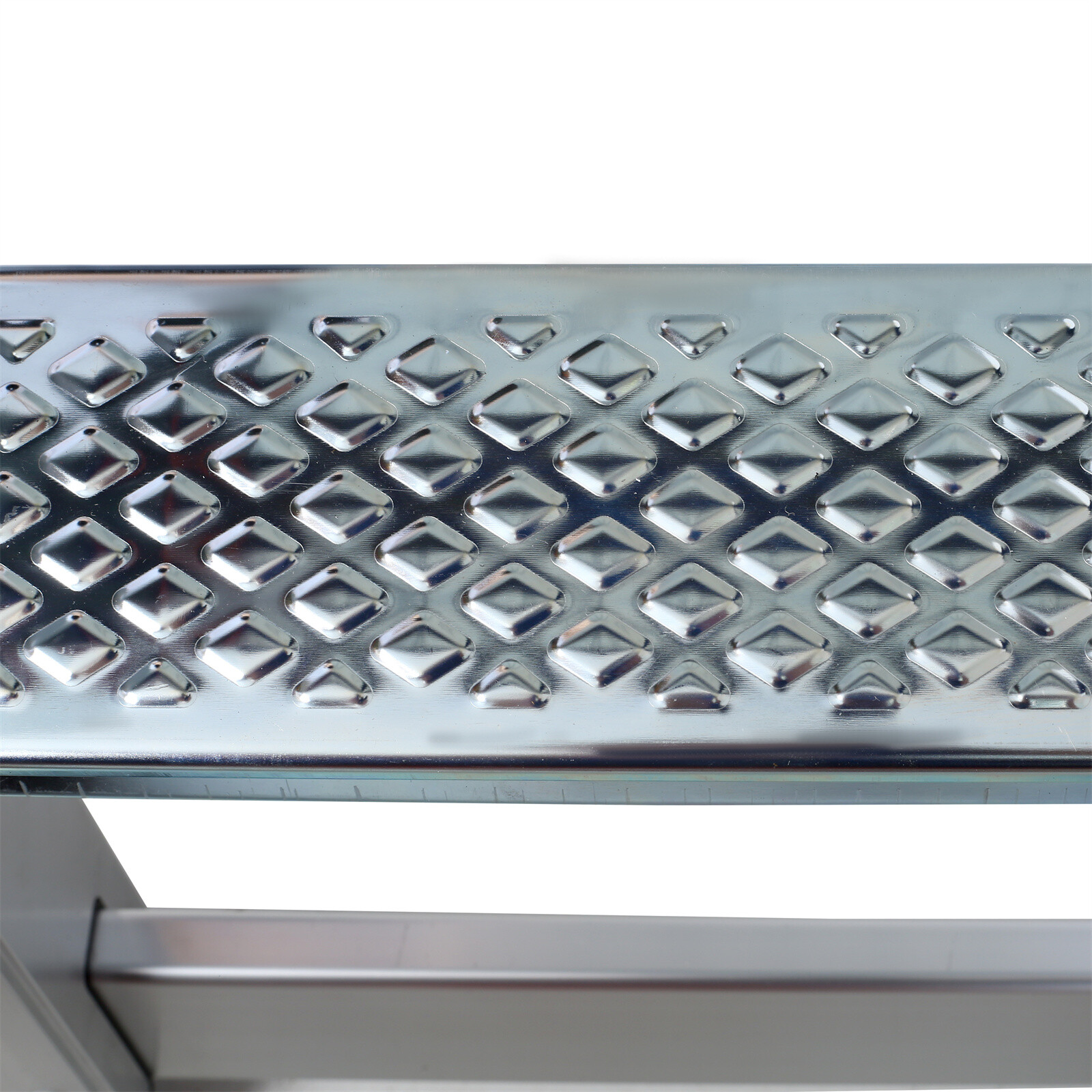 Aluminium Folding Ladder Stool Work Platform Bench 330 LBS Capacity Multipurpose