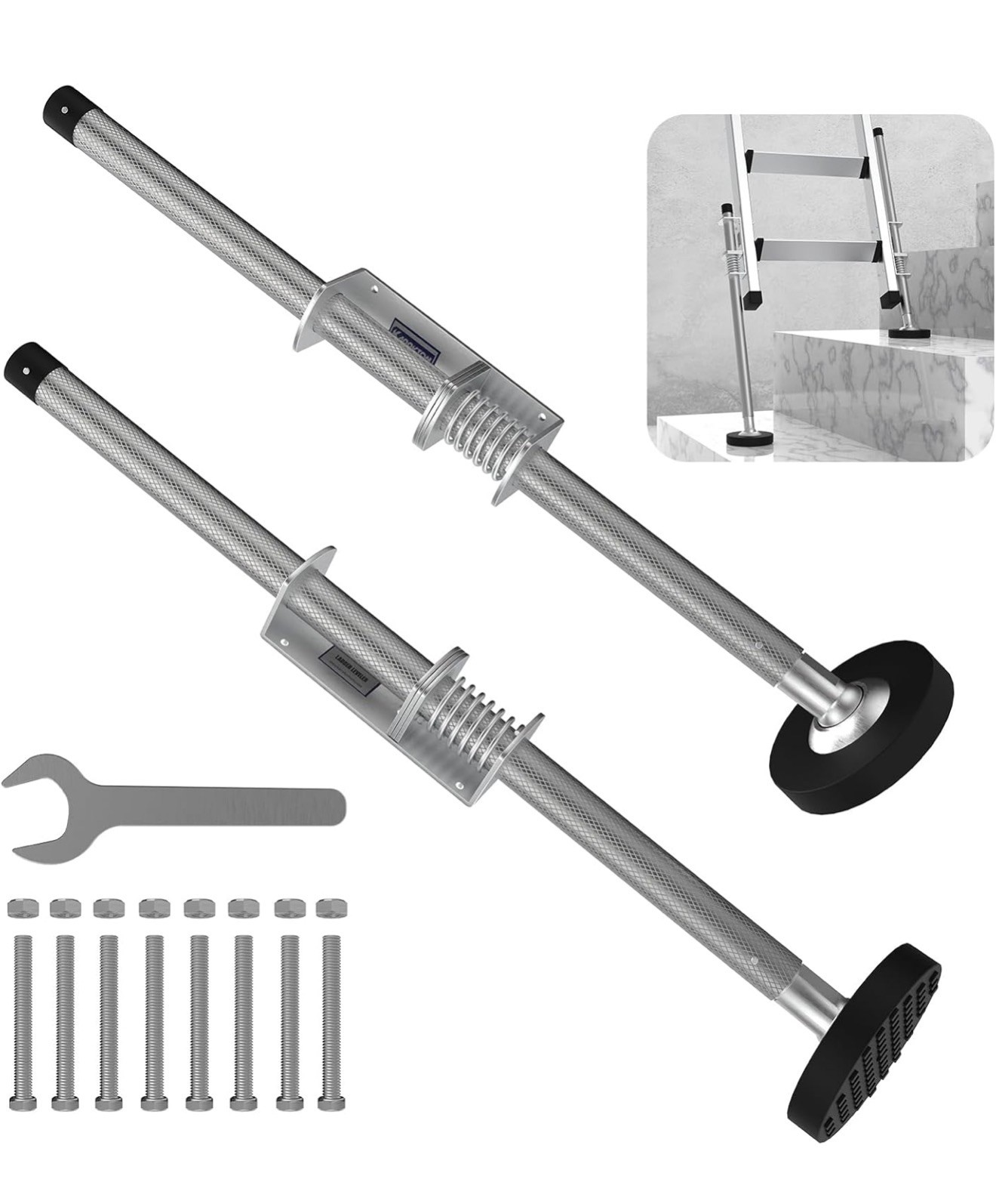 KARRYTON Ladder Levelers Type II, I, IA Extension, Up to 50cm