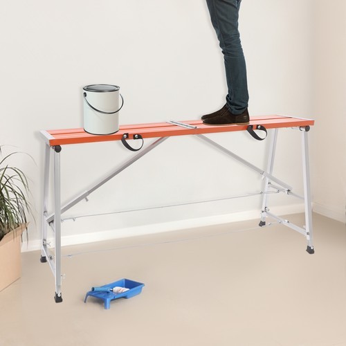 Scaffolding Platform Portable Scaffolding Ladder Folding Work Platform Adjustabl