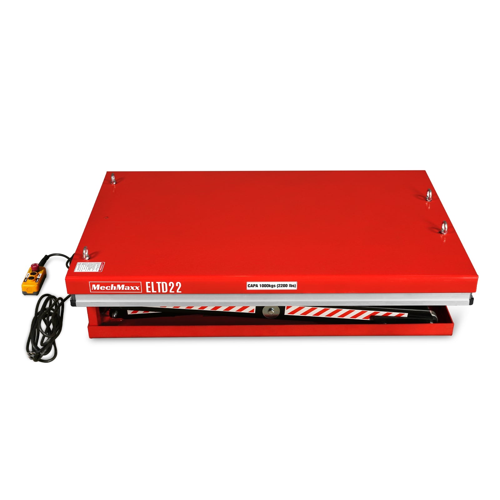 2200 lbs Capacity Electric Hydraulic Lift Table 51.2”x32.3” Platform, ELTD22
