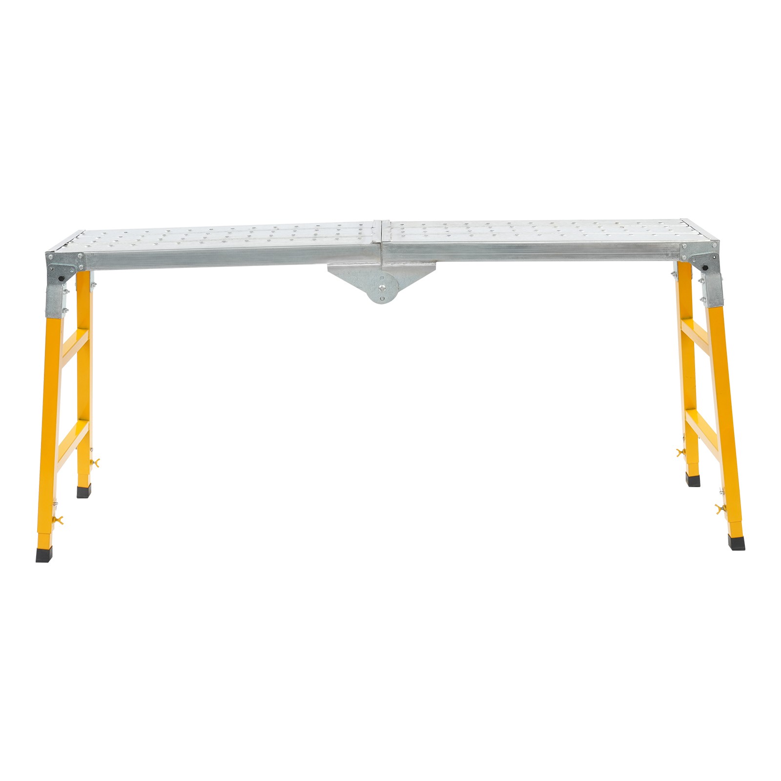 Portable Work Platform Adjustable Q235 Steel With Folding Legs Garage/office