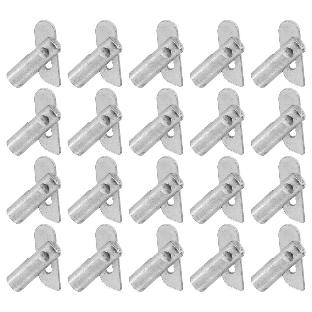 20 Pcs Detachable Shelf Bracket Guardrail System Fixing Pegs for Brackets