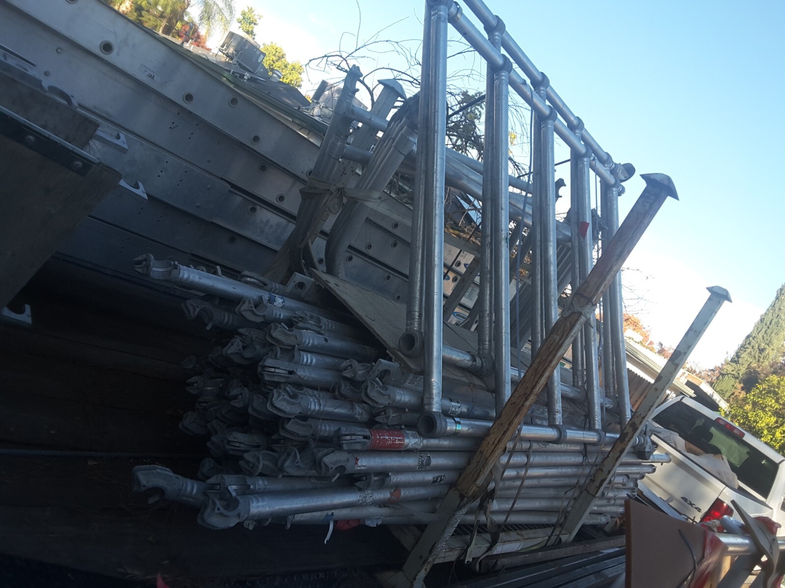 Used Werner Aluminum Scaffolding, being sold as one lot