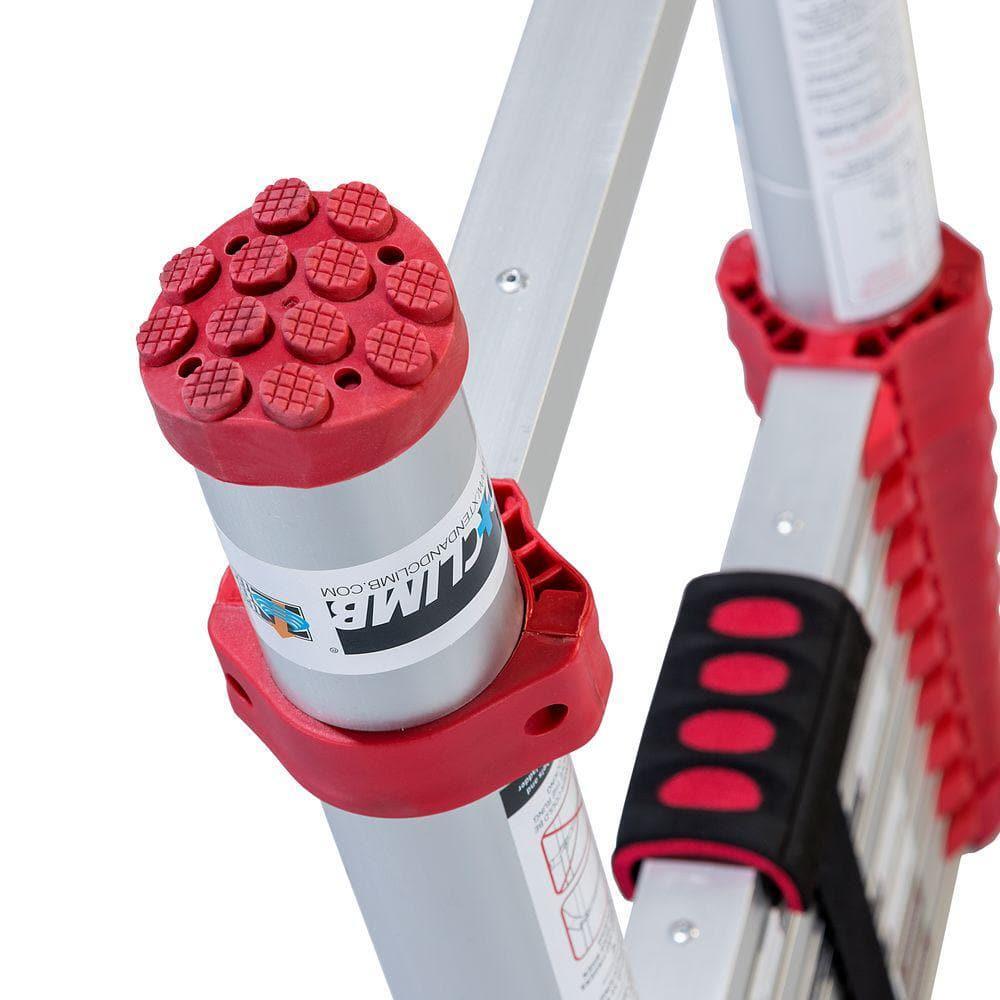 Aluminum Telescoping Extension Ladder (14.5 Reach Height) 250 lbs. Load Capacity