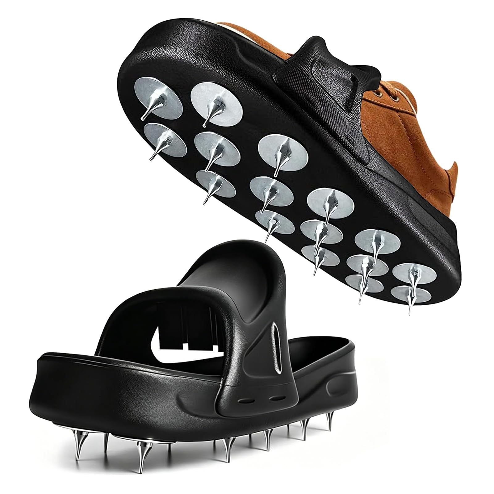 Epoxy Shoes Spike for Flooring Coating, Slip-on Design, 16 Large