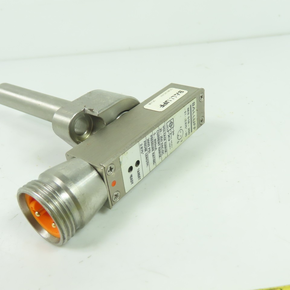 Balluff BES 516-200-S1 Inductive Proximity Sensor 20-250 VAC/DC 3000 PSI