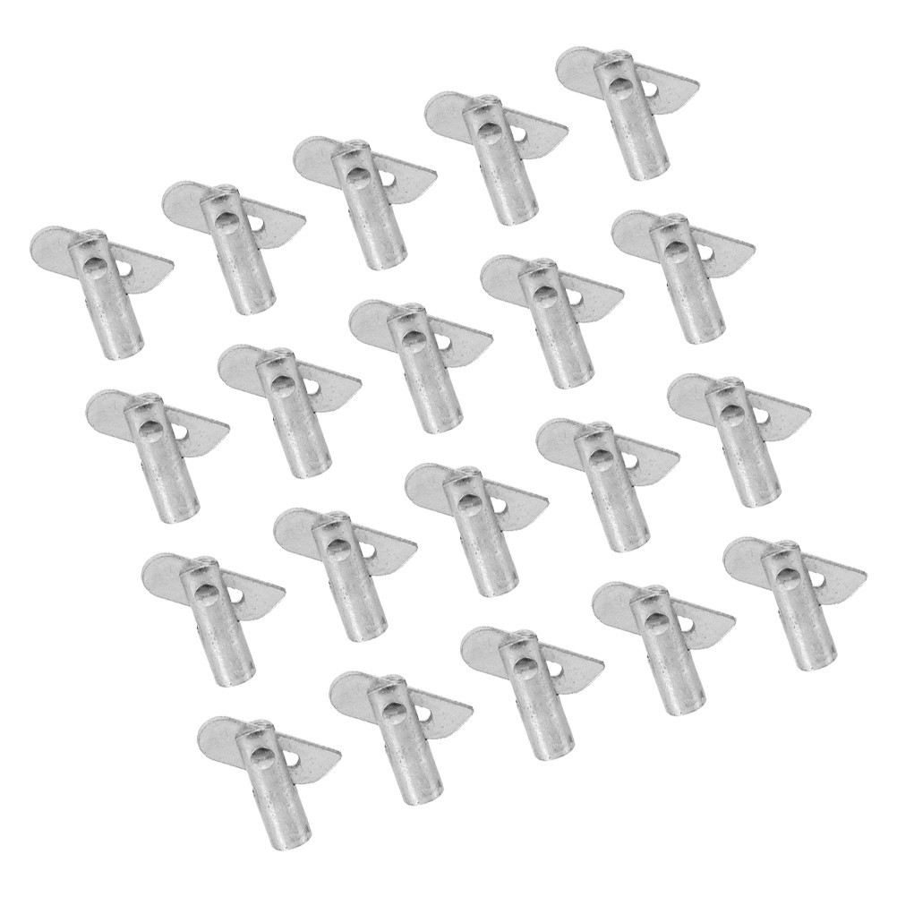 20Pcs Reusable Steel Scaffolding Pins with High Load Capacity Silver